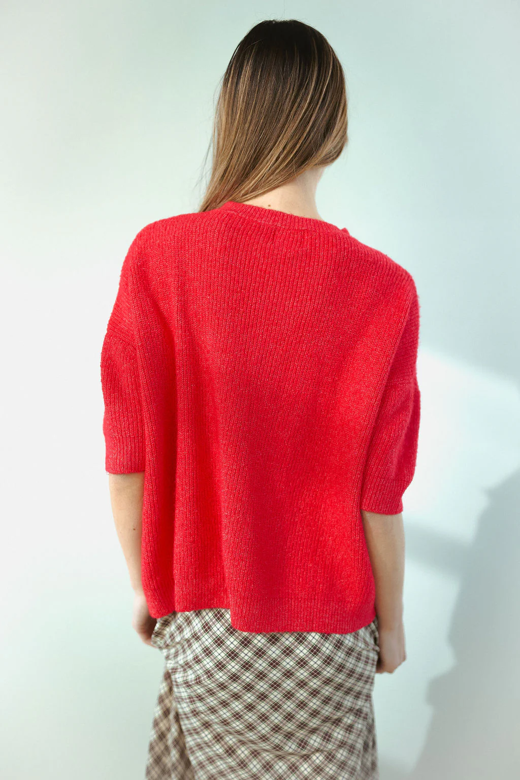 Leslie Cardigan in Red - Image 5