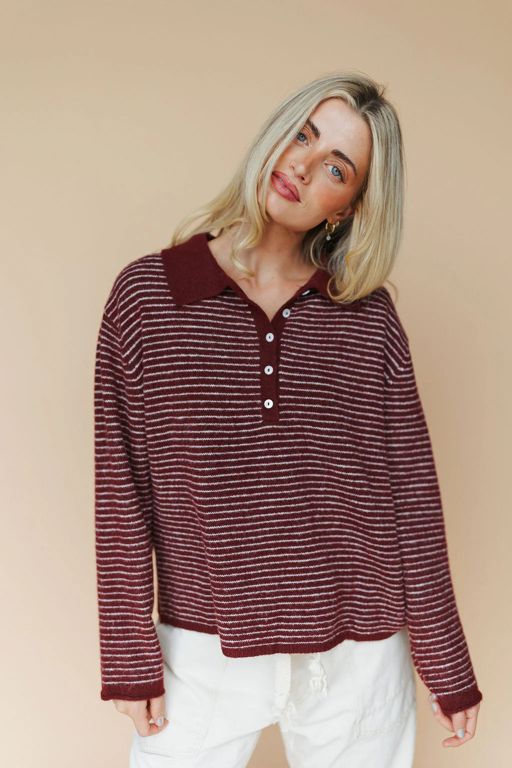 Logan Stripe Henley - Image 3
