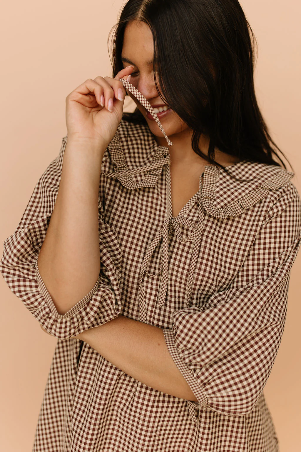 Louisa Gingham Dress - Image 3