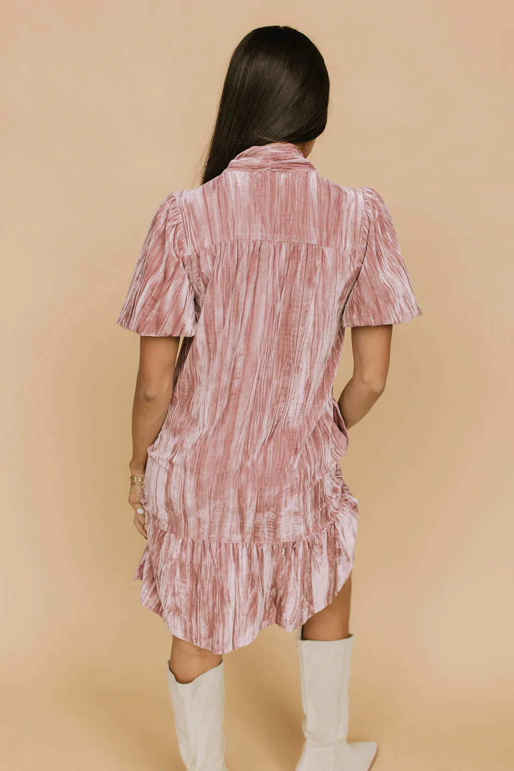 Love Struck Crushed Velvet Dress - Image 4