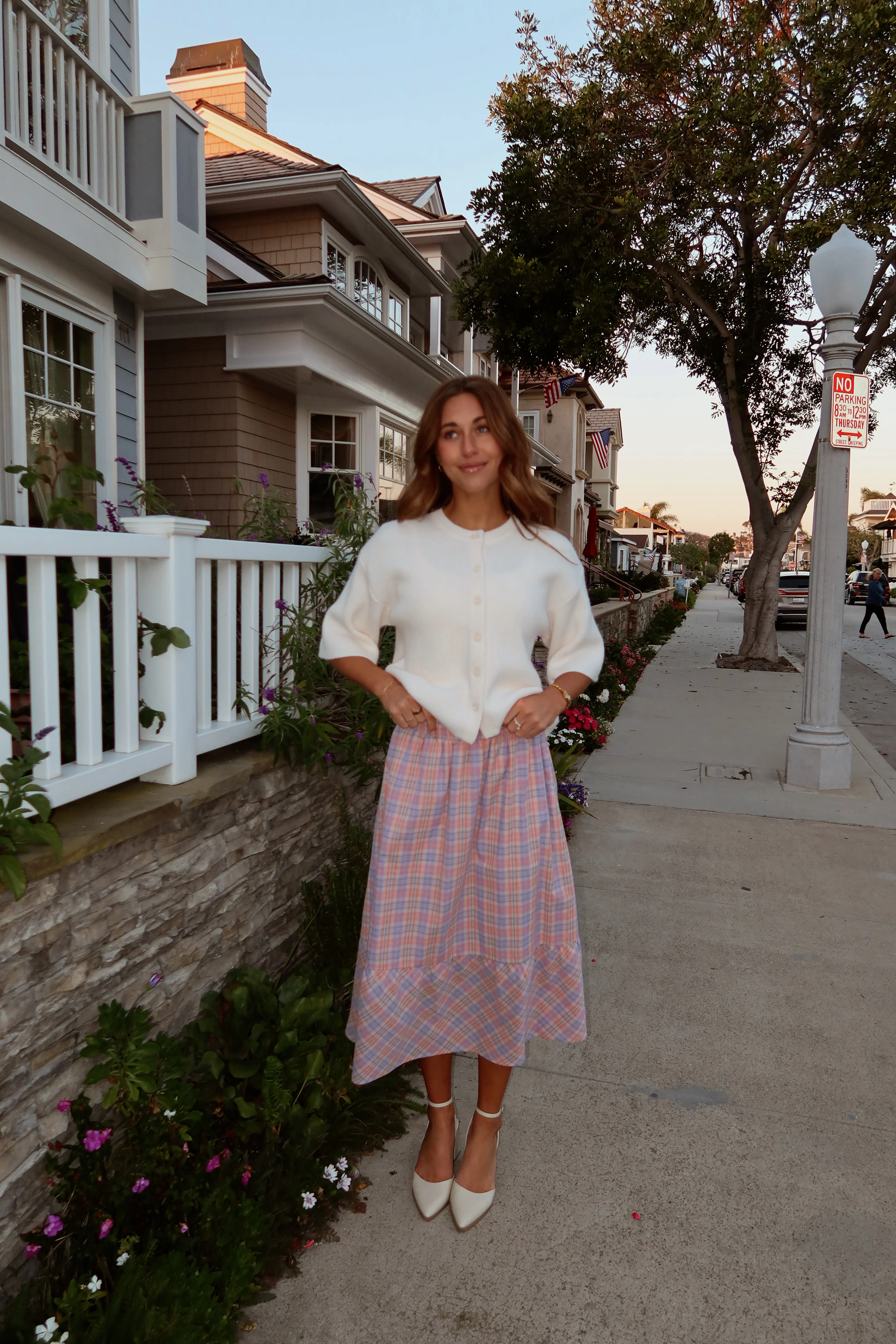 Magnolia Plaid Skirt - Image 6