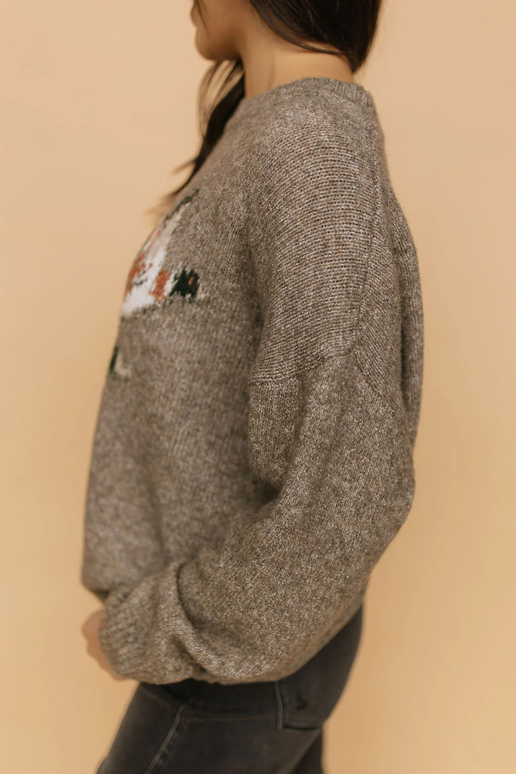 Mallard Knit Sweater in Mocha - Image 4
