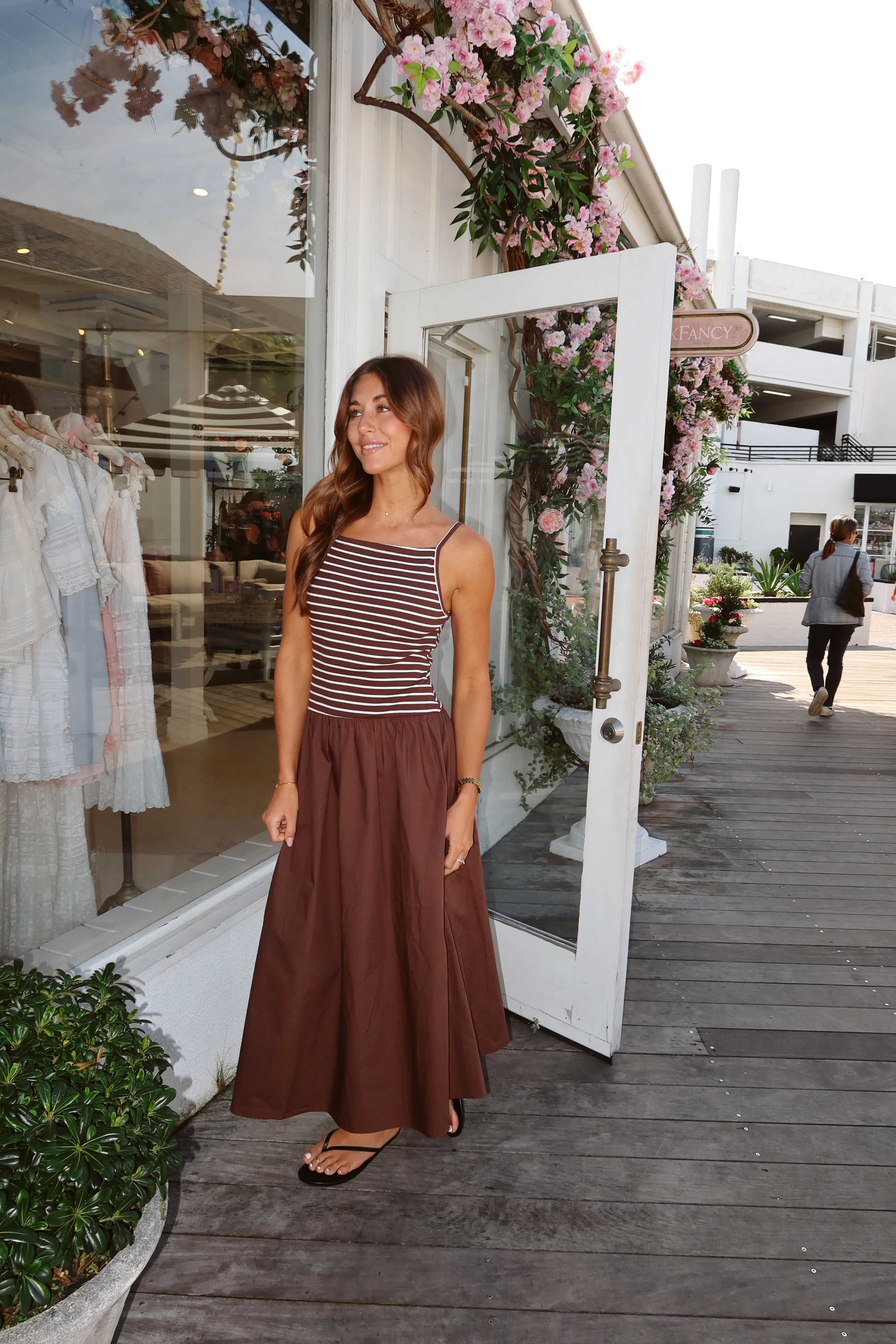 Marina Dress in Chocolate - Image 4