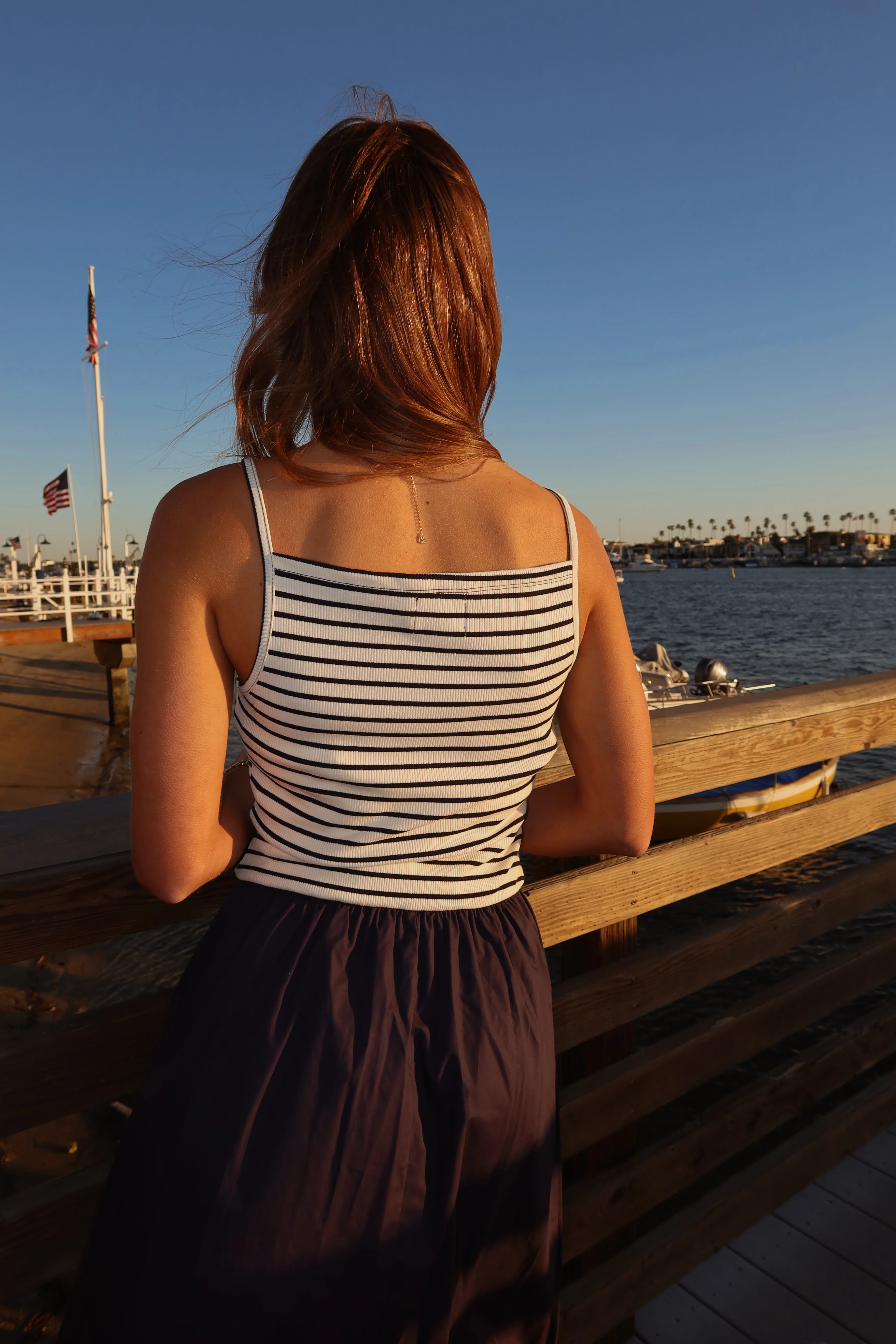 Marina Dress in Navy - Image 5