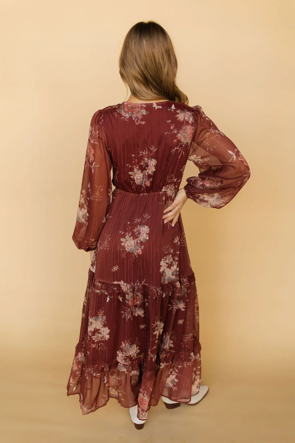 Merlot Blooms Maxi - Image 4