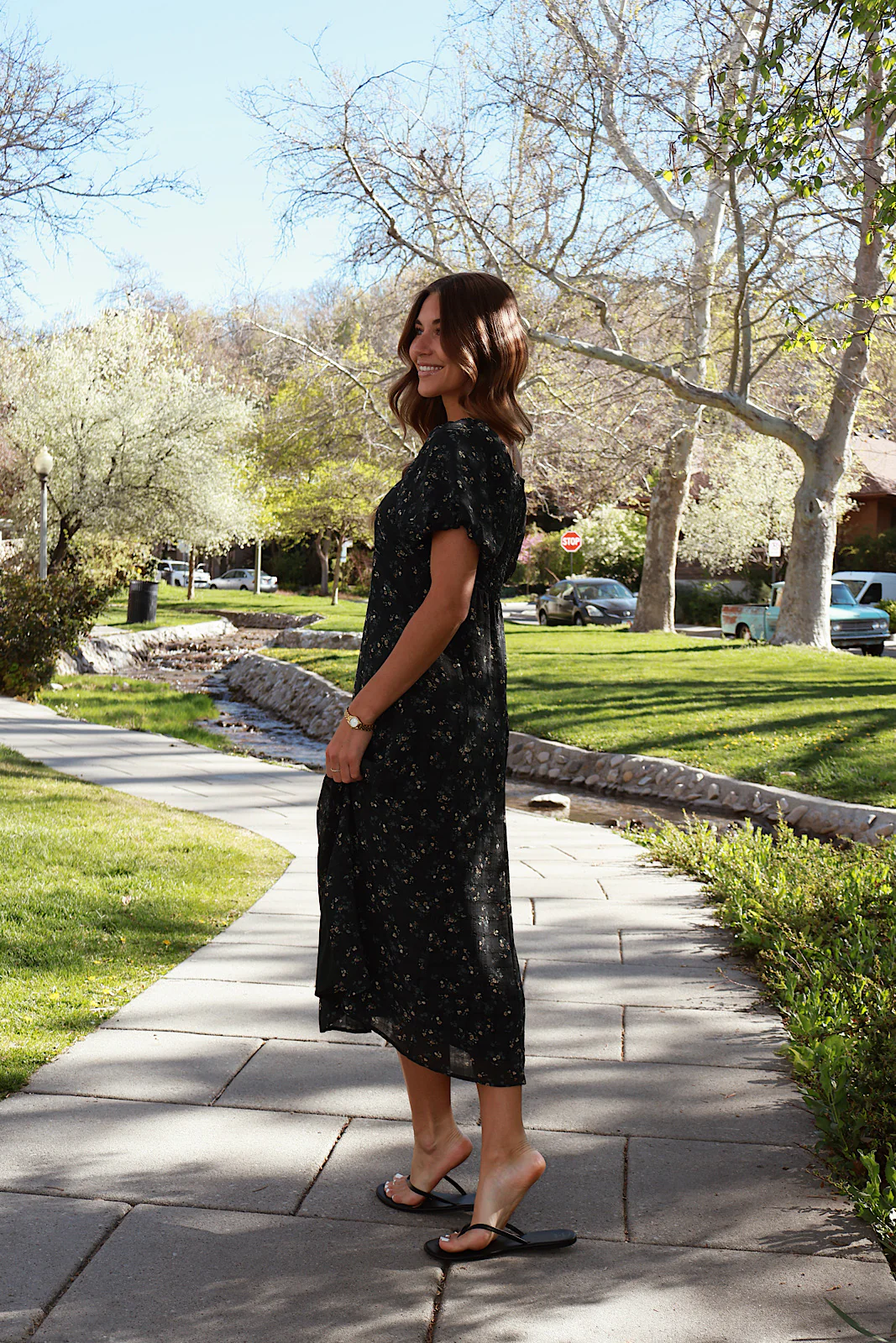 Moon Flower Floral Midi - Image 6