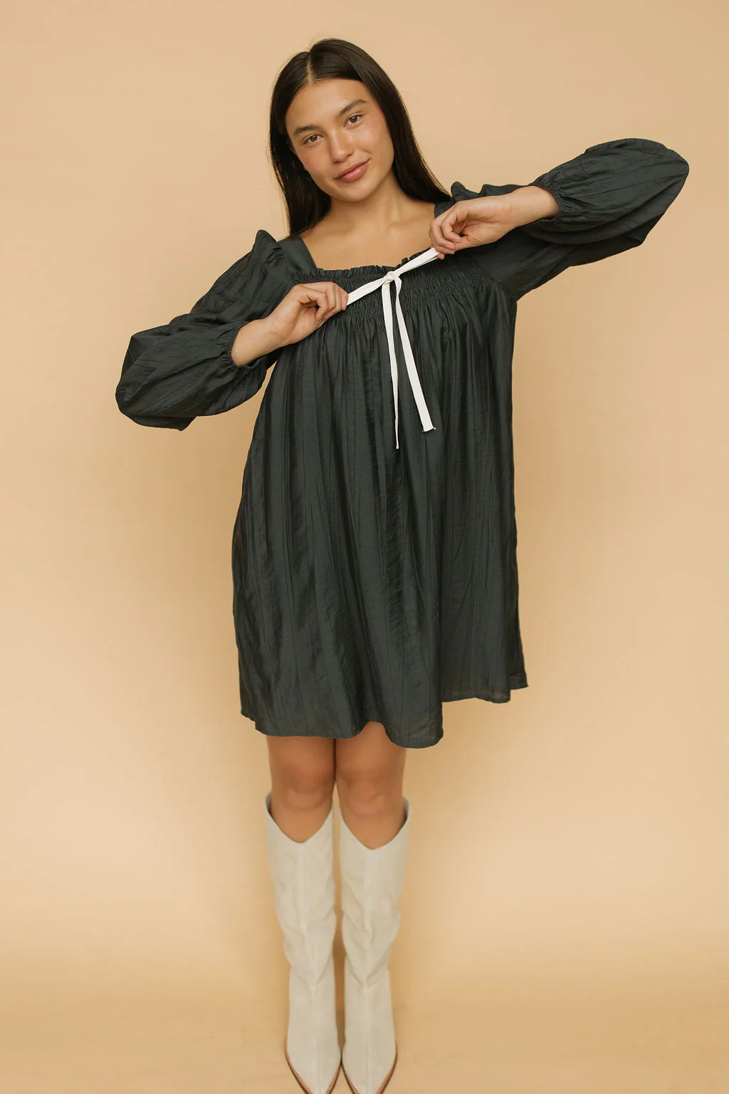 Neve Babydoll in Navy - Image 2