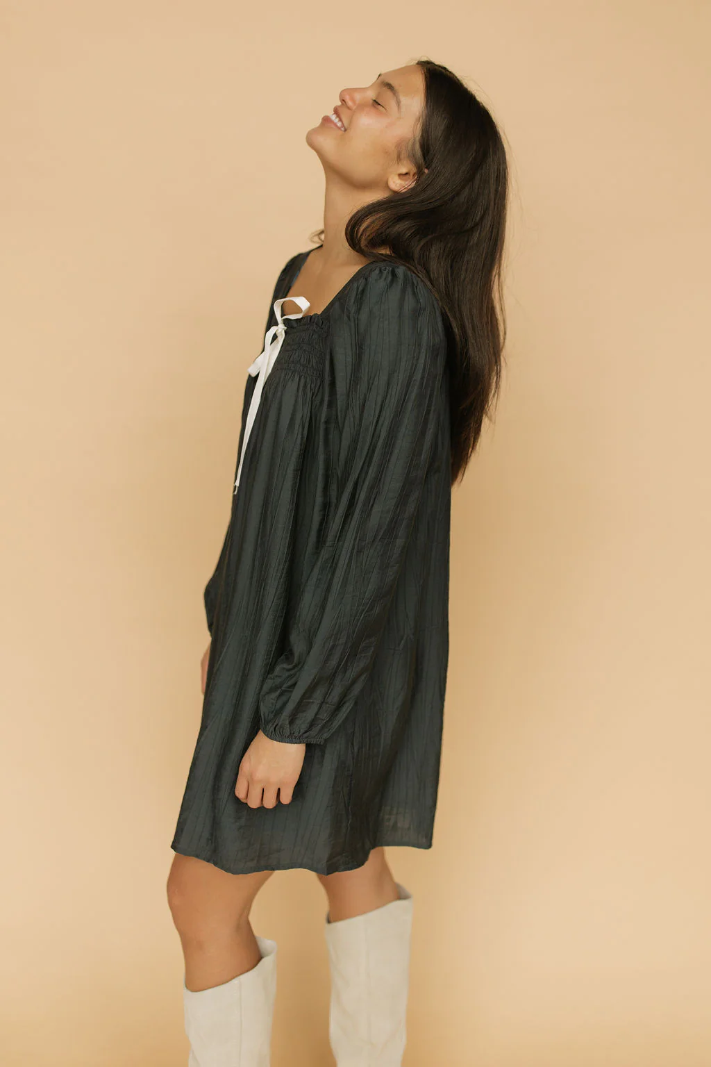 Neve Babydoll in Navy - Image 5