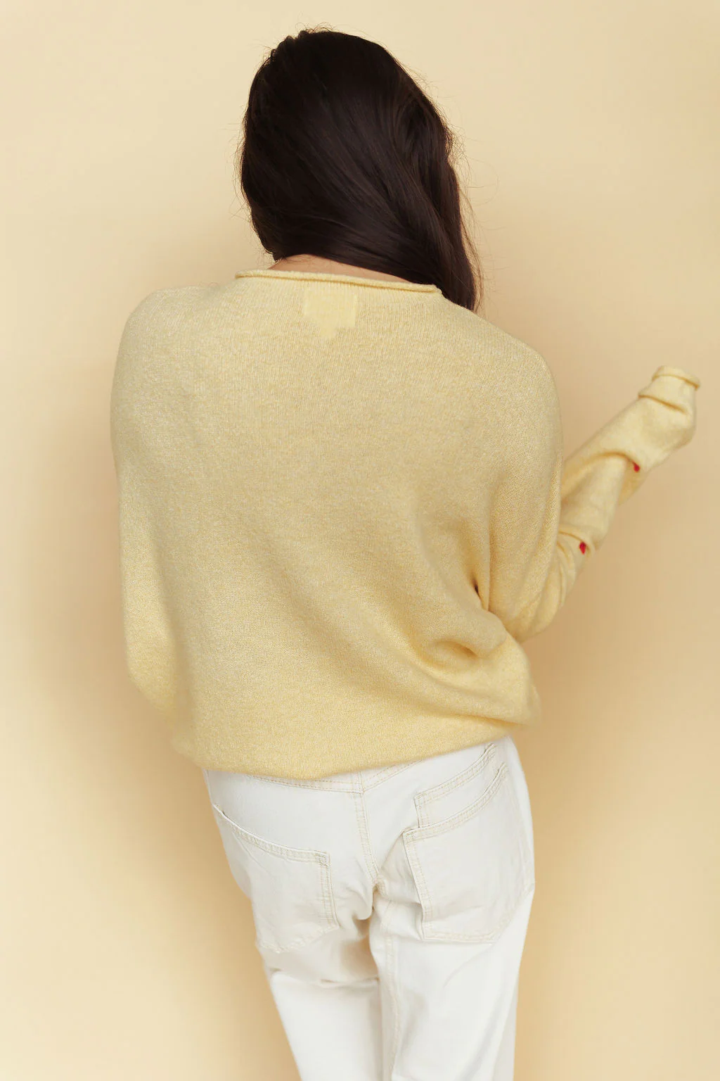 Piper Embroidered Cardigan in Honey - Image 4