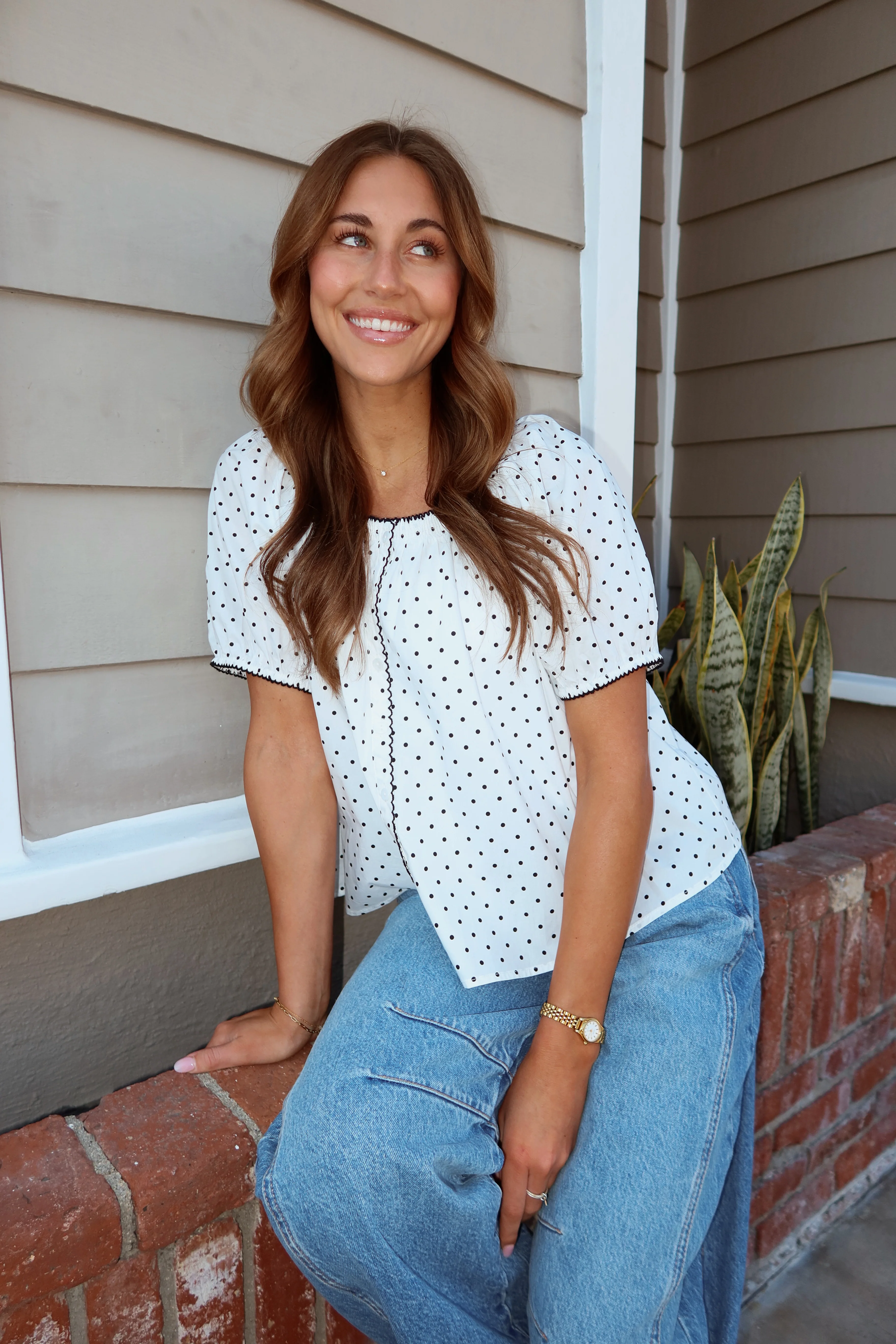 Polly Dot Blouse - Image 12