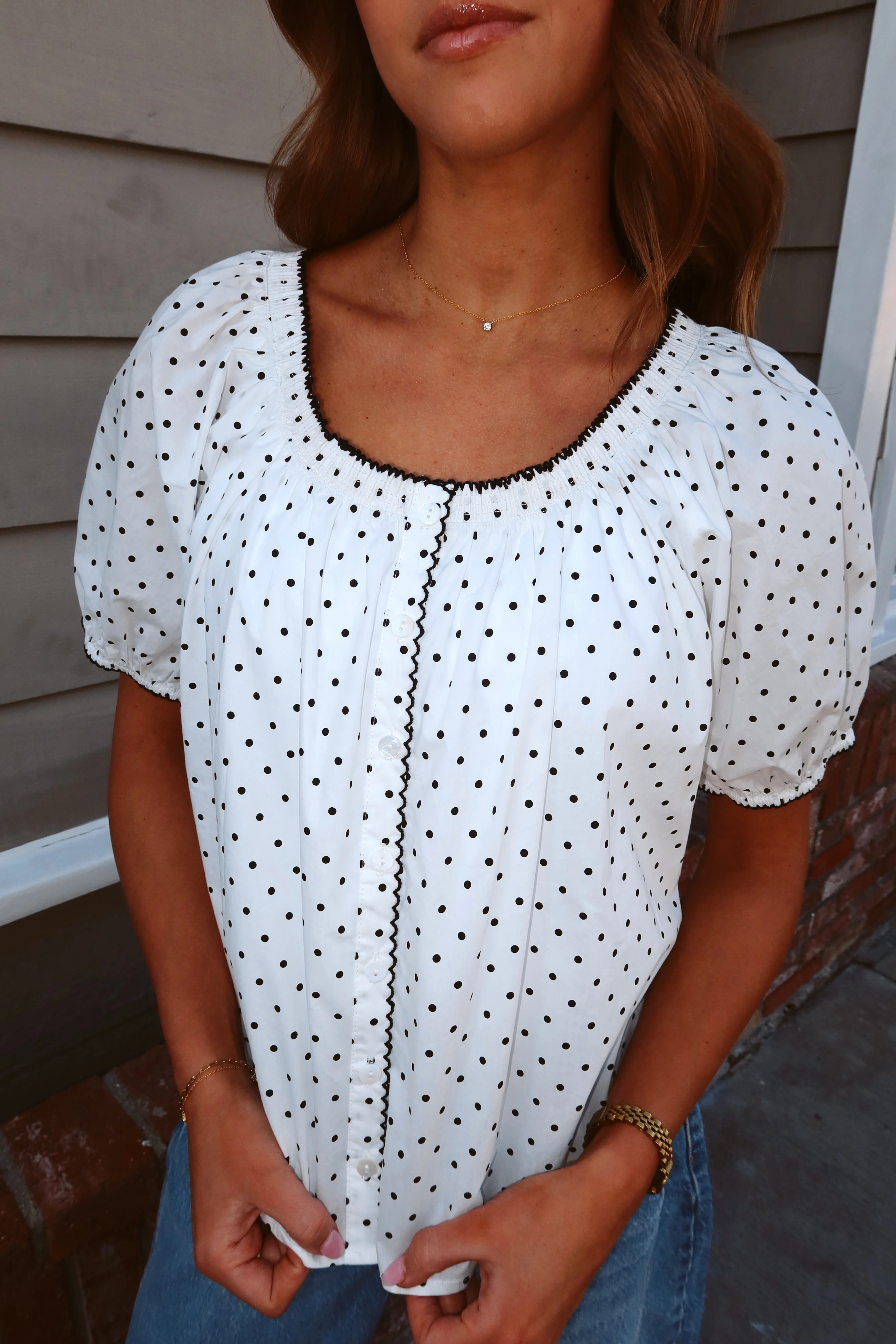 Polly Dot Blouse - Image 4