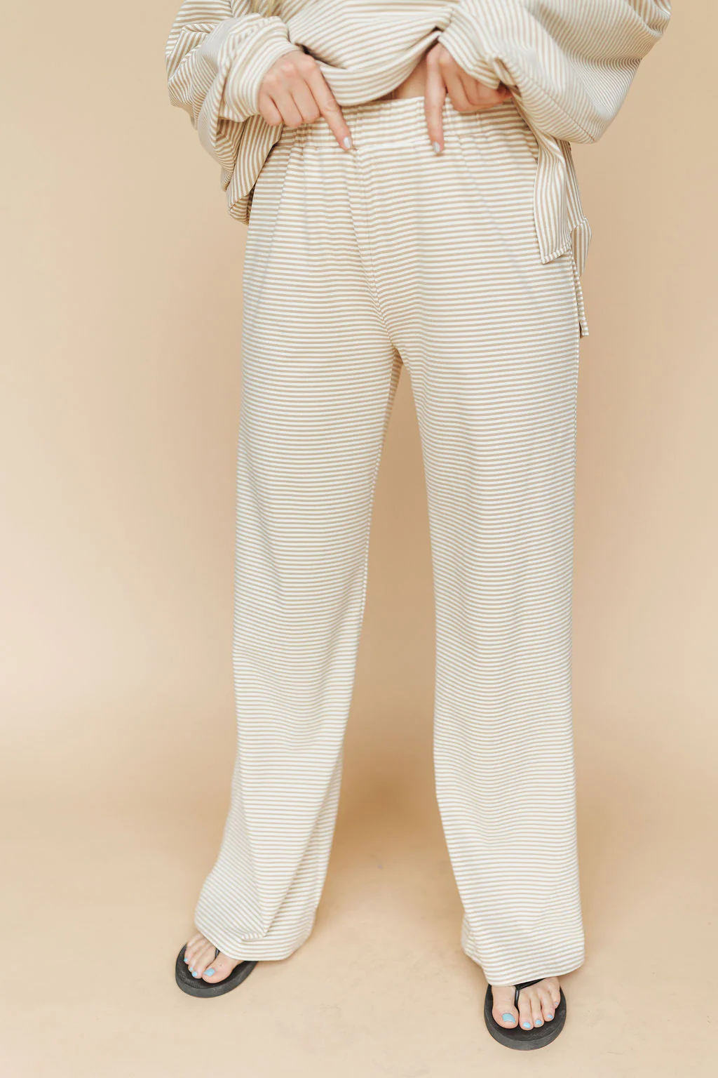 Porter Fleece Stripe Pants - Image 3
