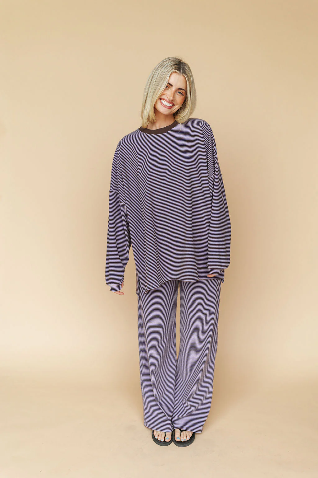 Porter Fleece Stripe Pants - Extended Sizing - Image 5