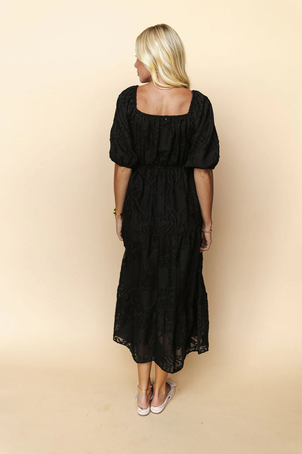 Portia Lace Dress in Black - Image 6