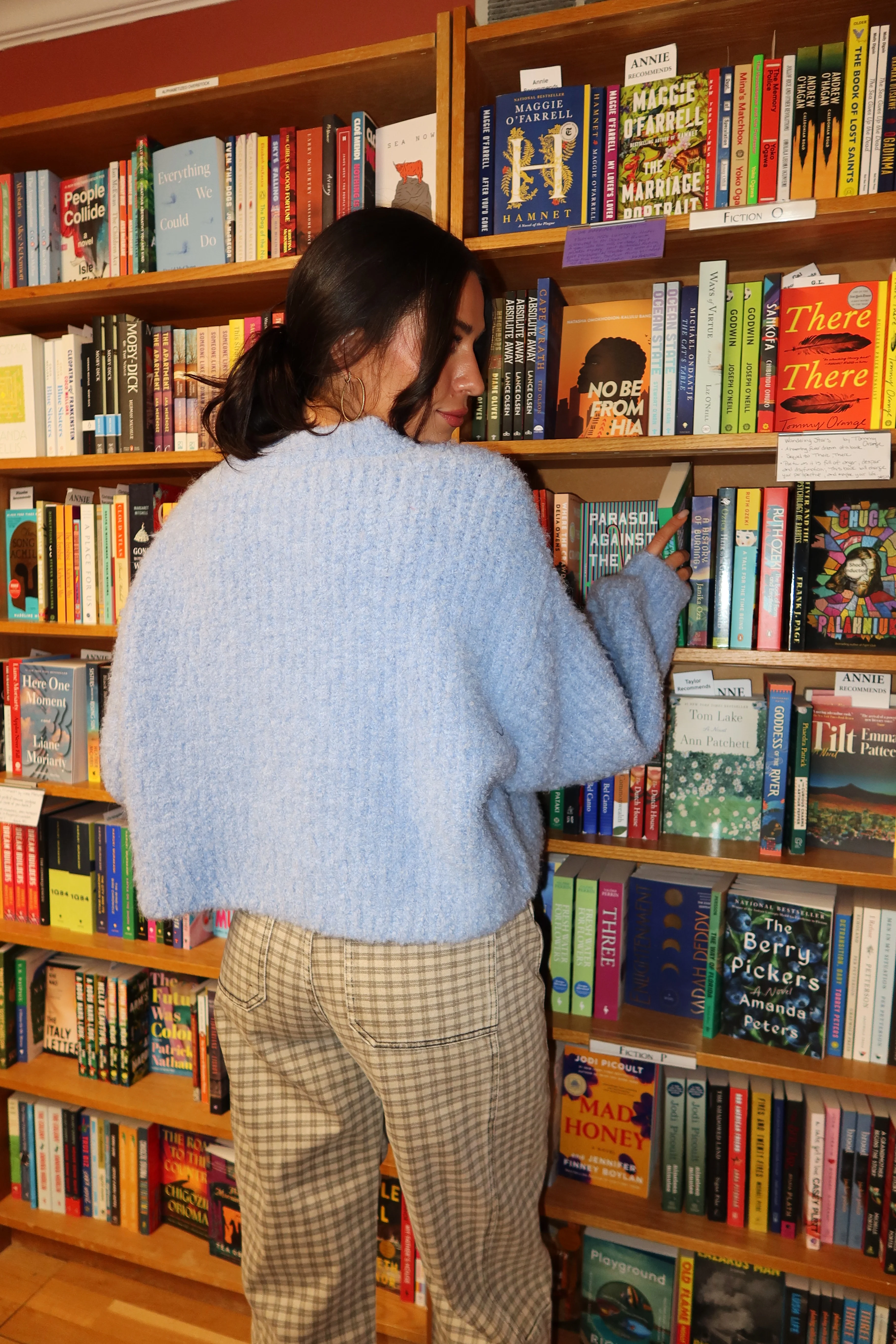 Rachel Cardigan in Blue - Image 2