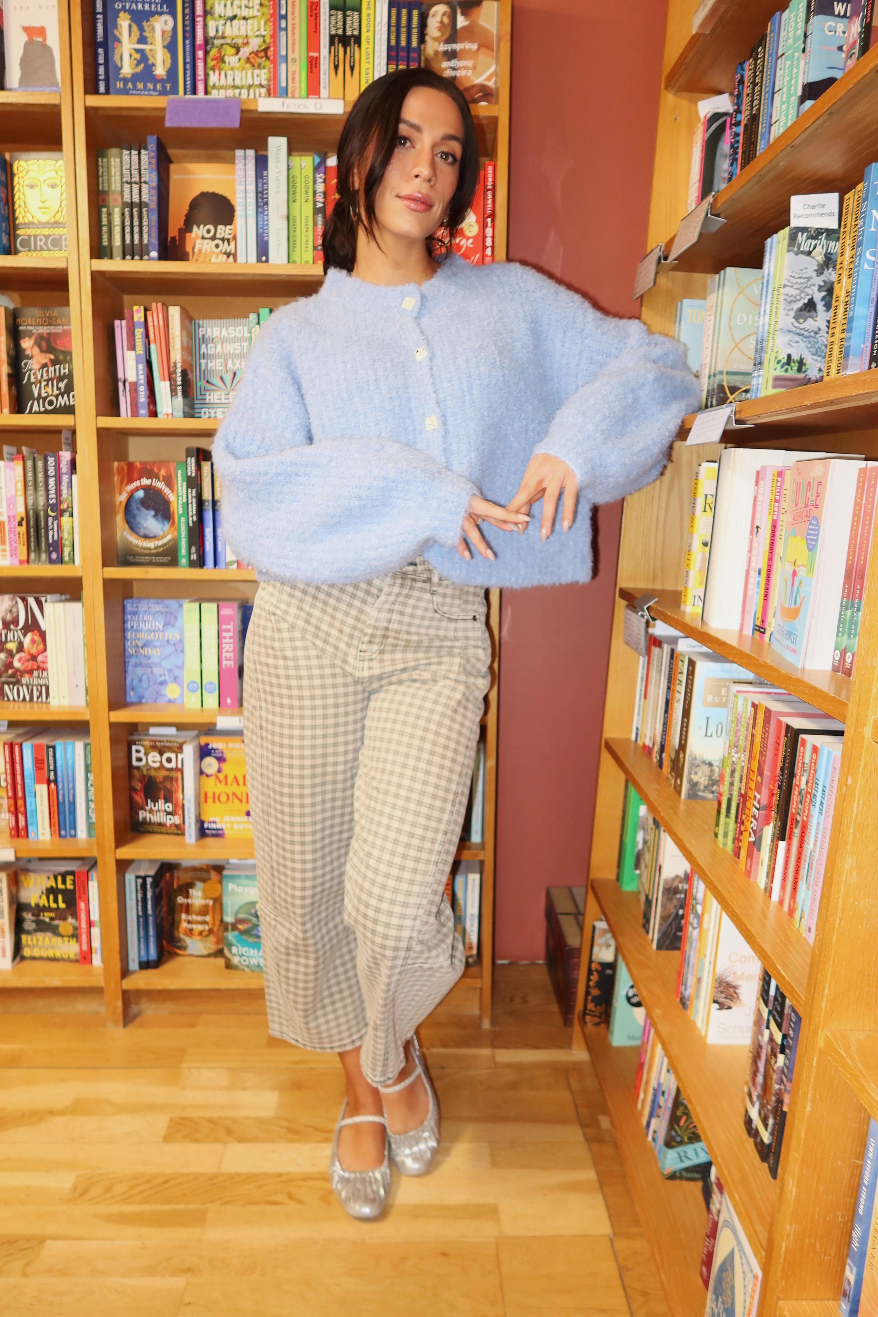 Rachel Cardigan in Blue - Image 5