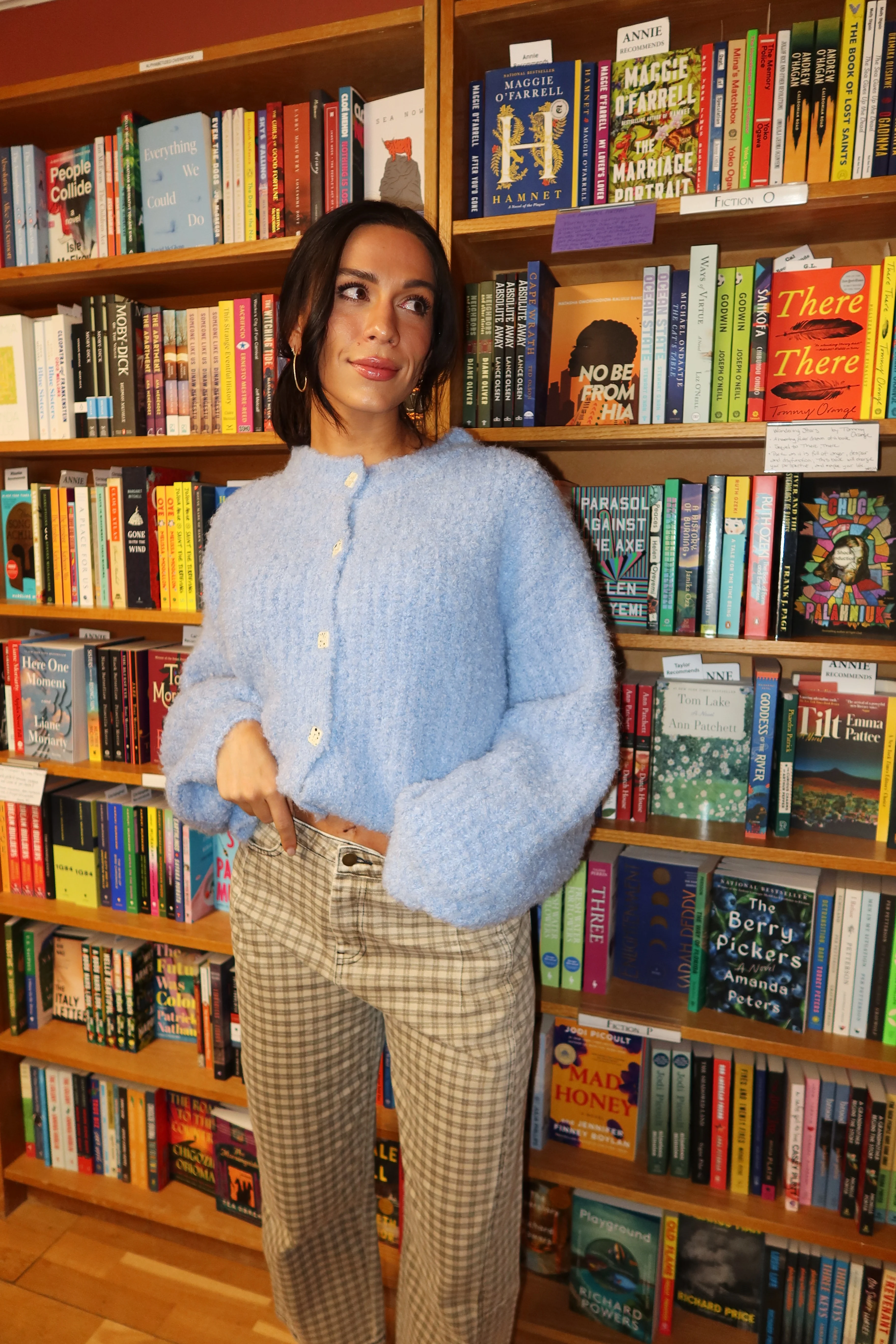 Rachel Cardigan in Blue - Image 7