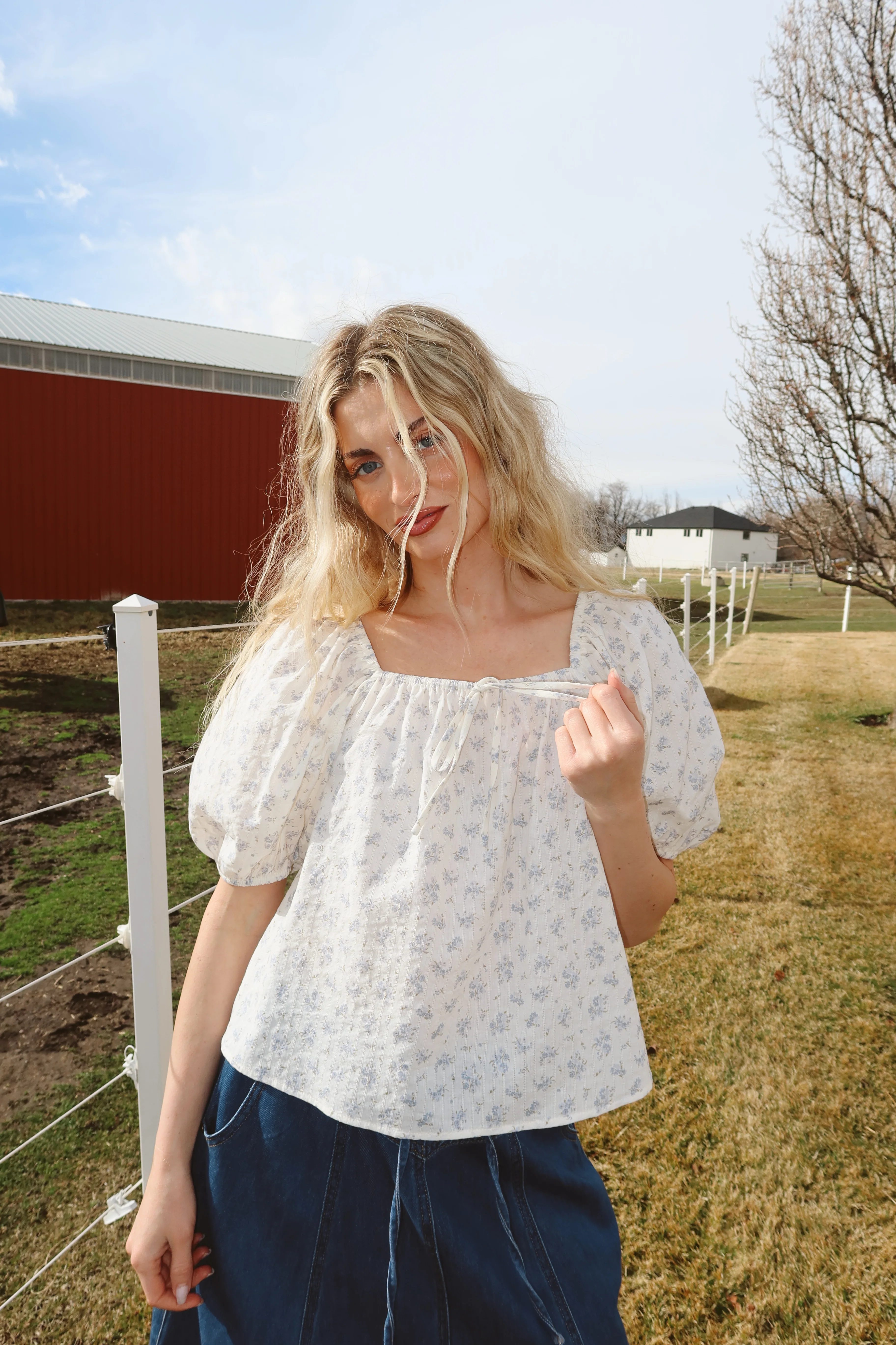 Rosebud Floral Blouse - Image 2