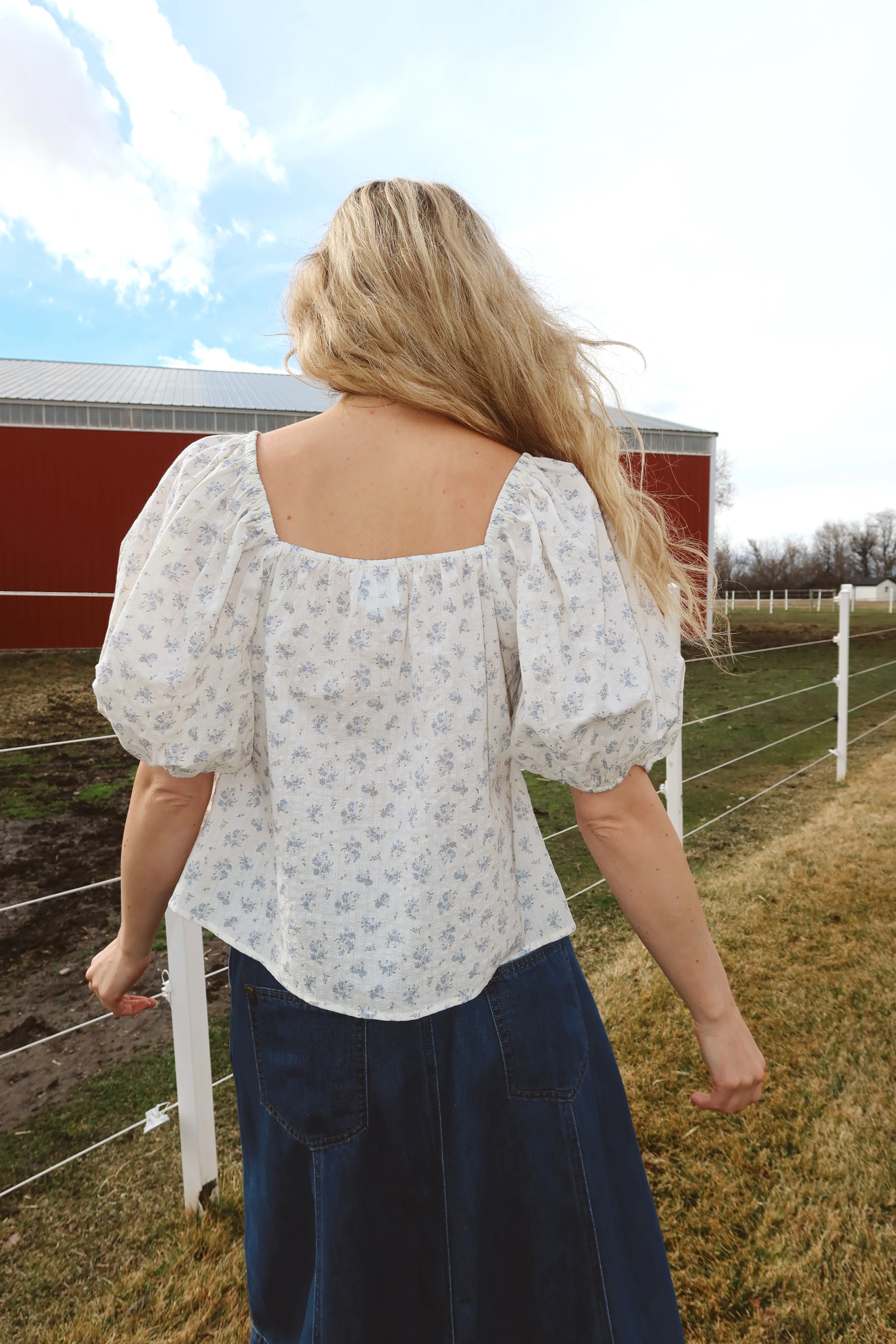Rosebud Floral Blouse - Image 4