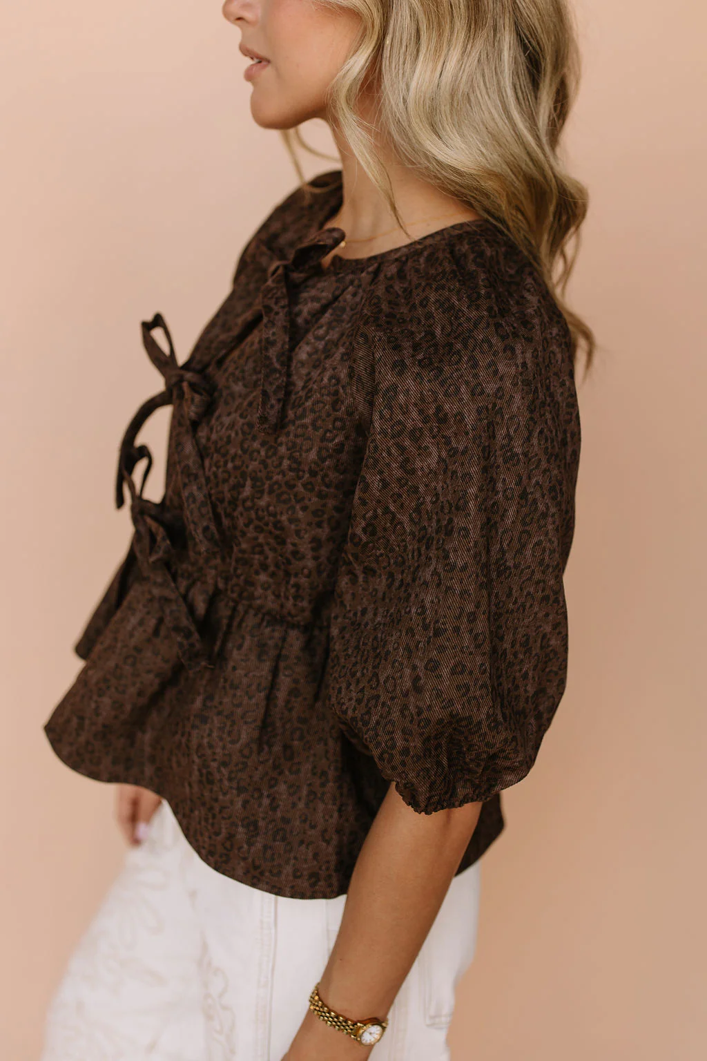 Roxana Leopard Blouse - Image 4