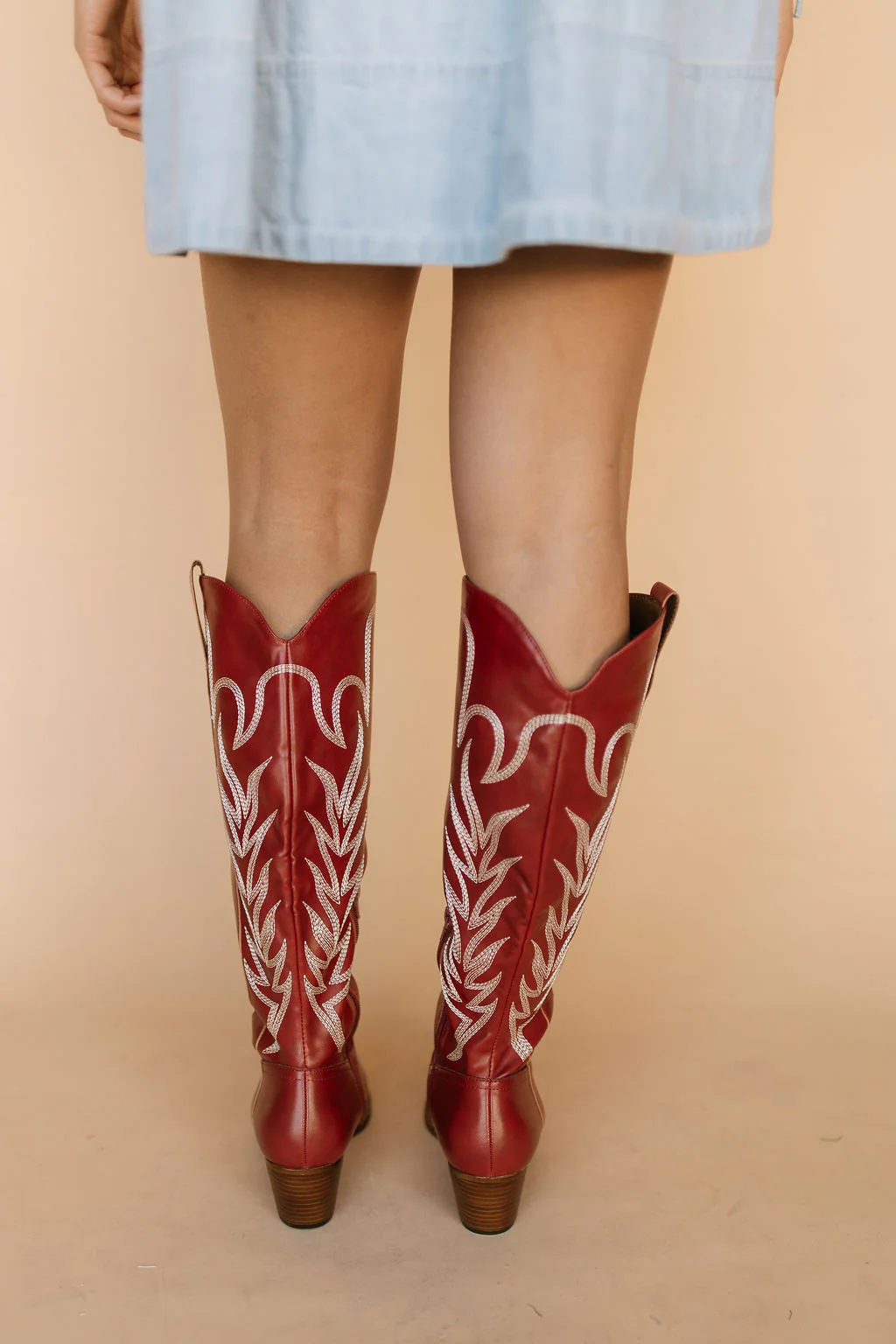 Samara Boots in Red - Image 3