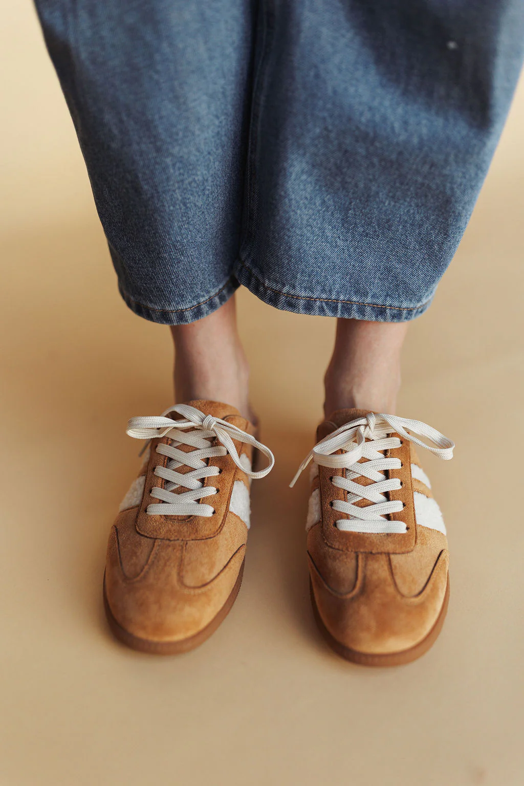 Sandra Mule Sneakers in Camel - Image 2