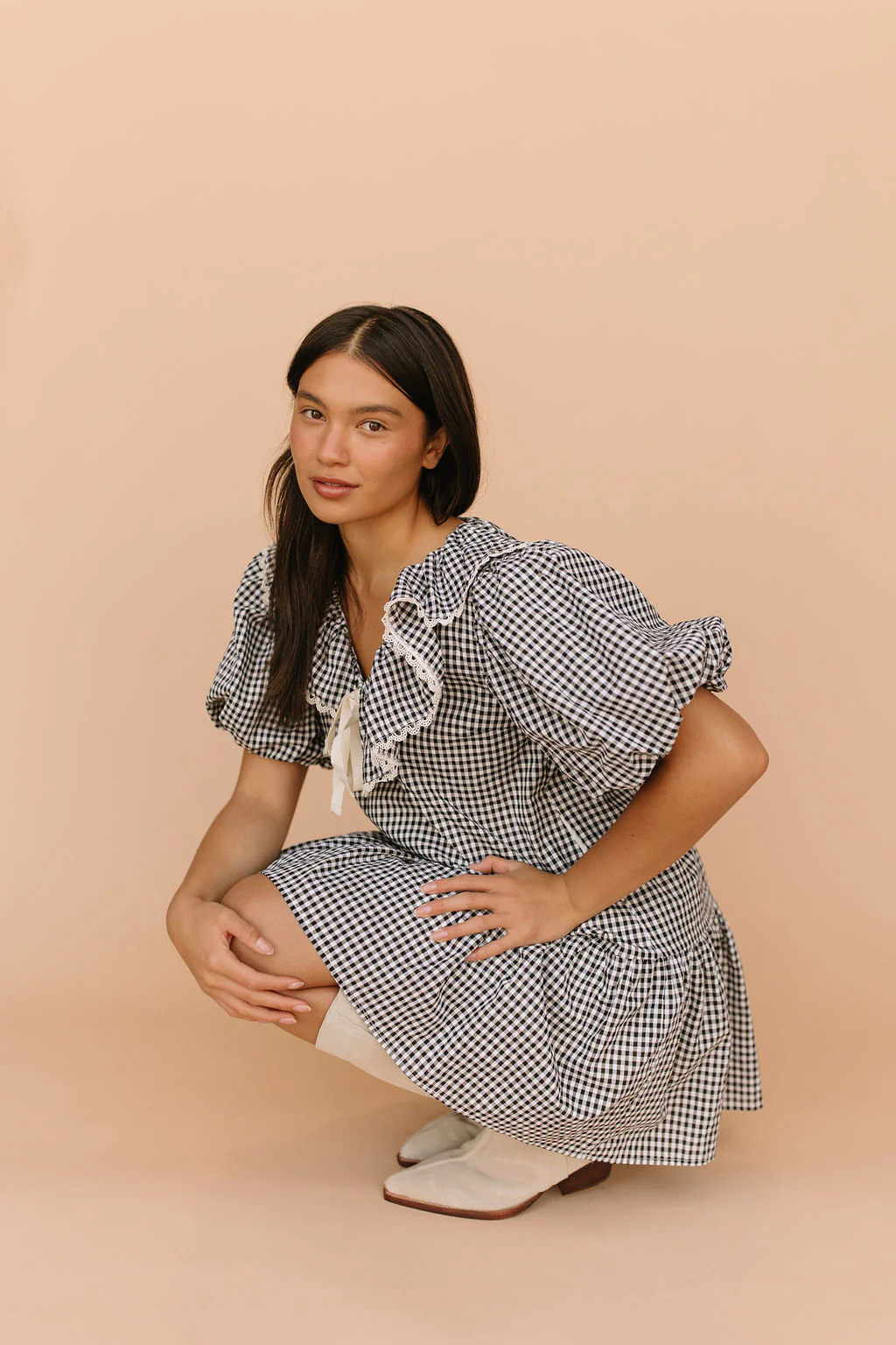 Sloane Gingham Dress - Image 6