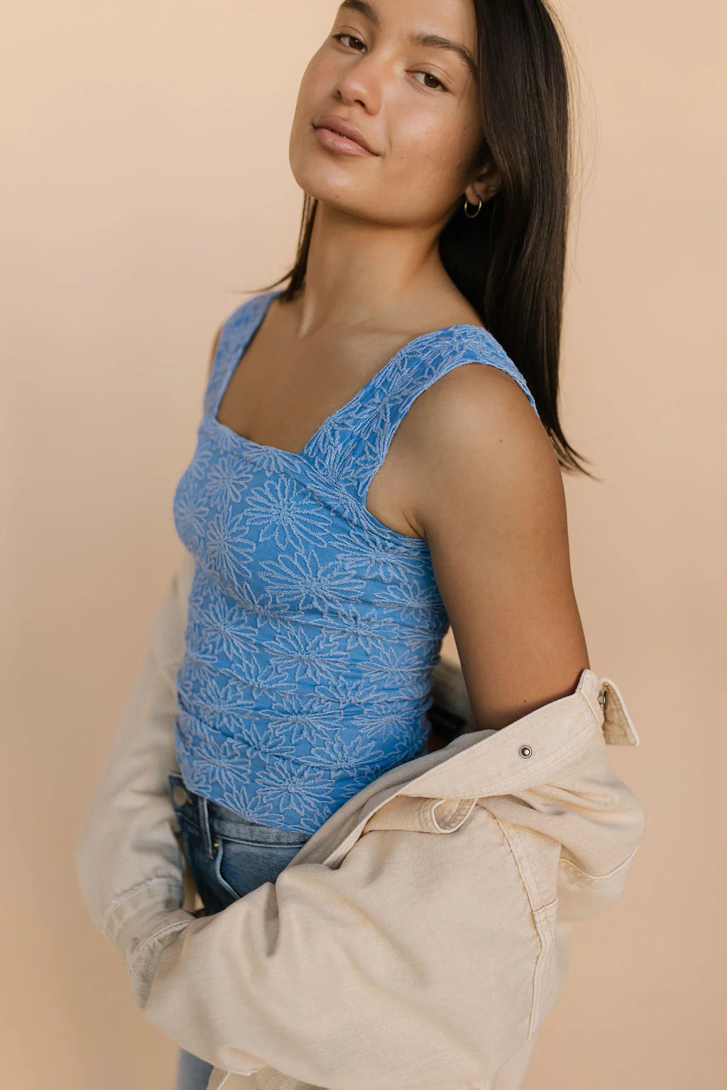 So Soft Seamless Tank in Cobalt - Image 5