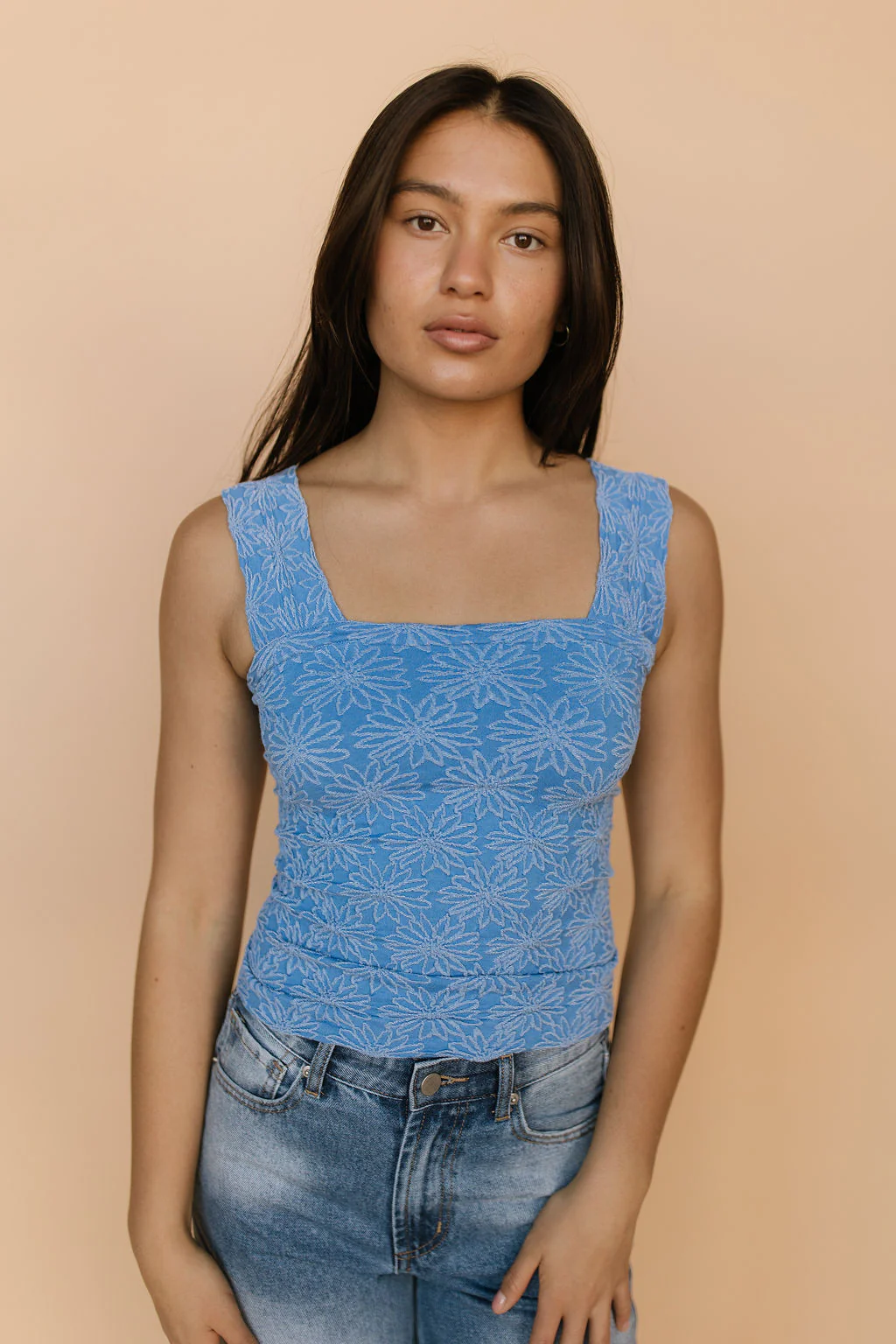 So Soft Seamless Tank in Cobalt - Image 6