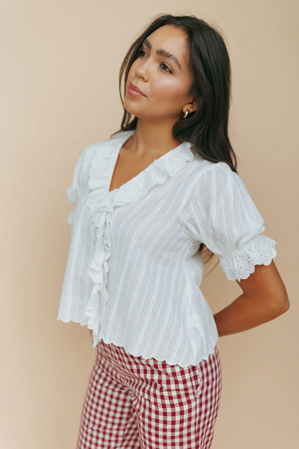 Sofia Blouse in White - Image 4