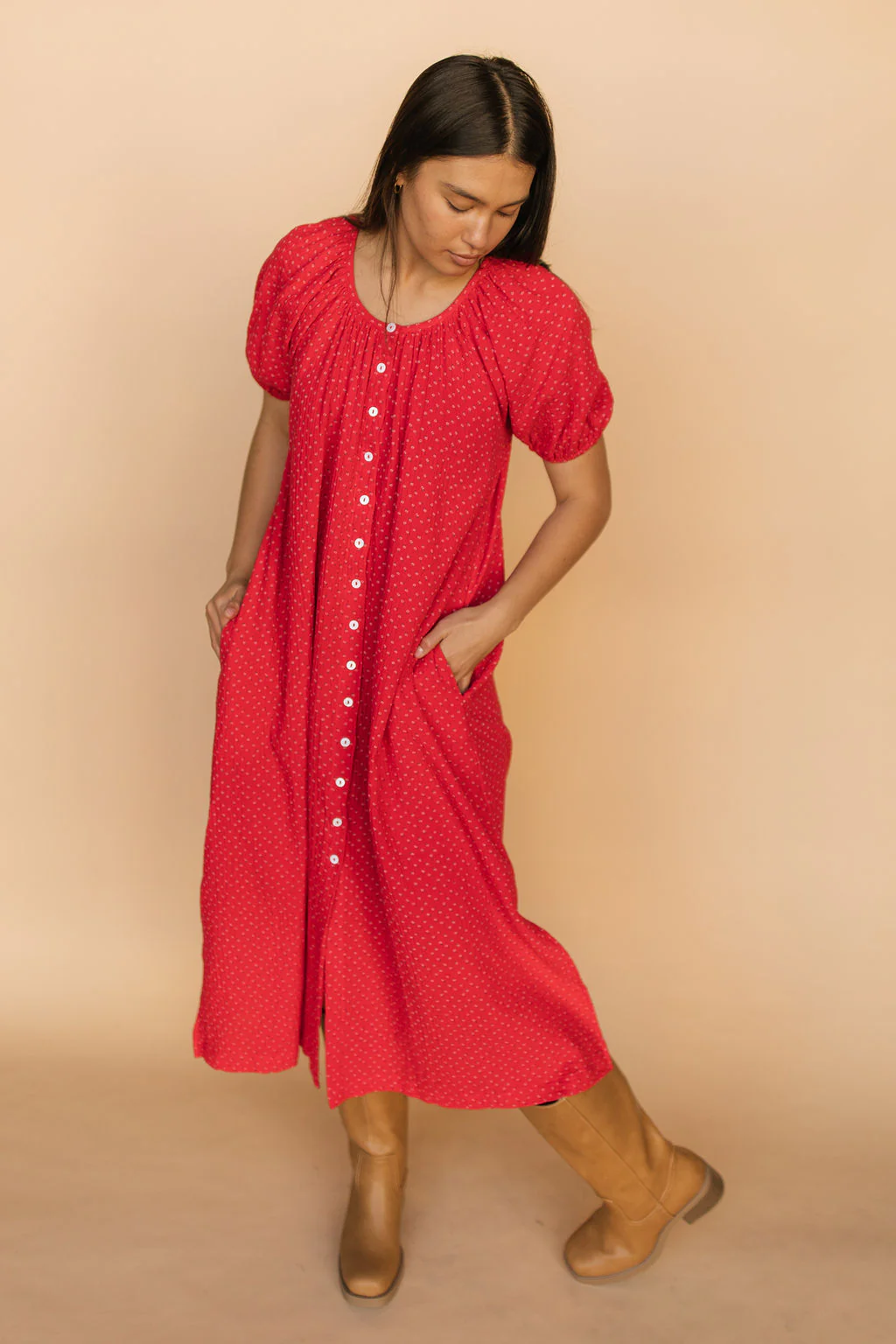 Sofie Gauze Floral Dress - Image 3