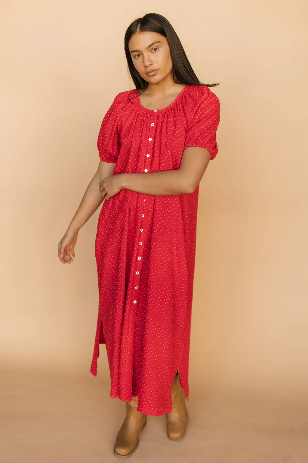 Sofie Gauze Floral Dress - Image 4