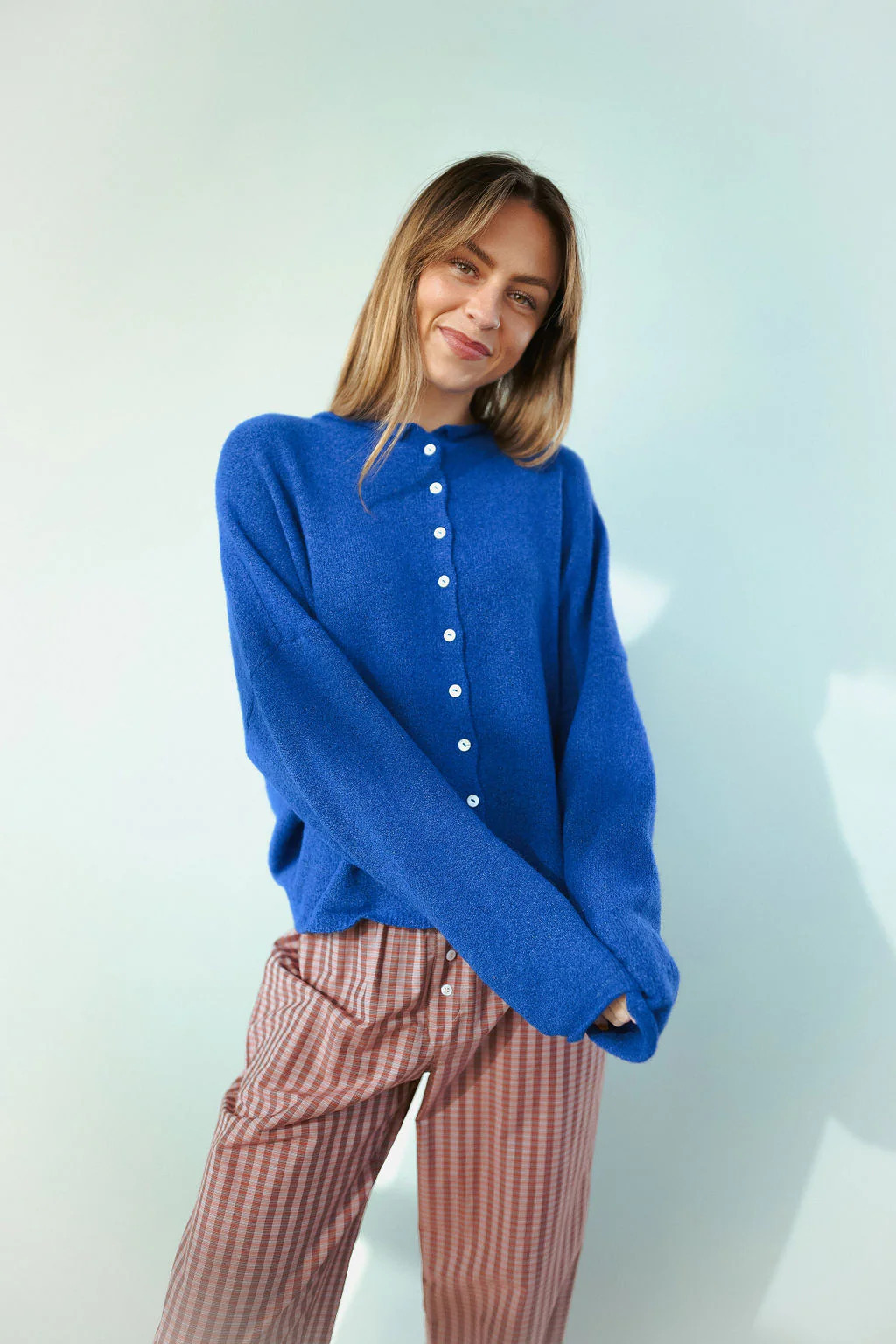 Piper Cardigan in Solid - Image 21
