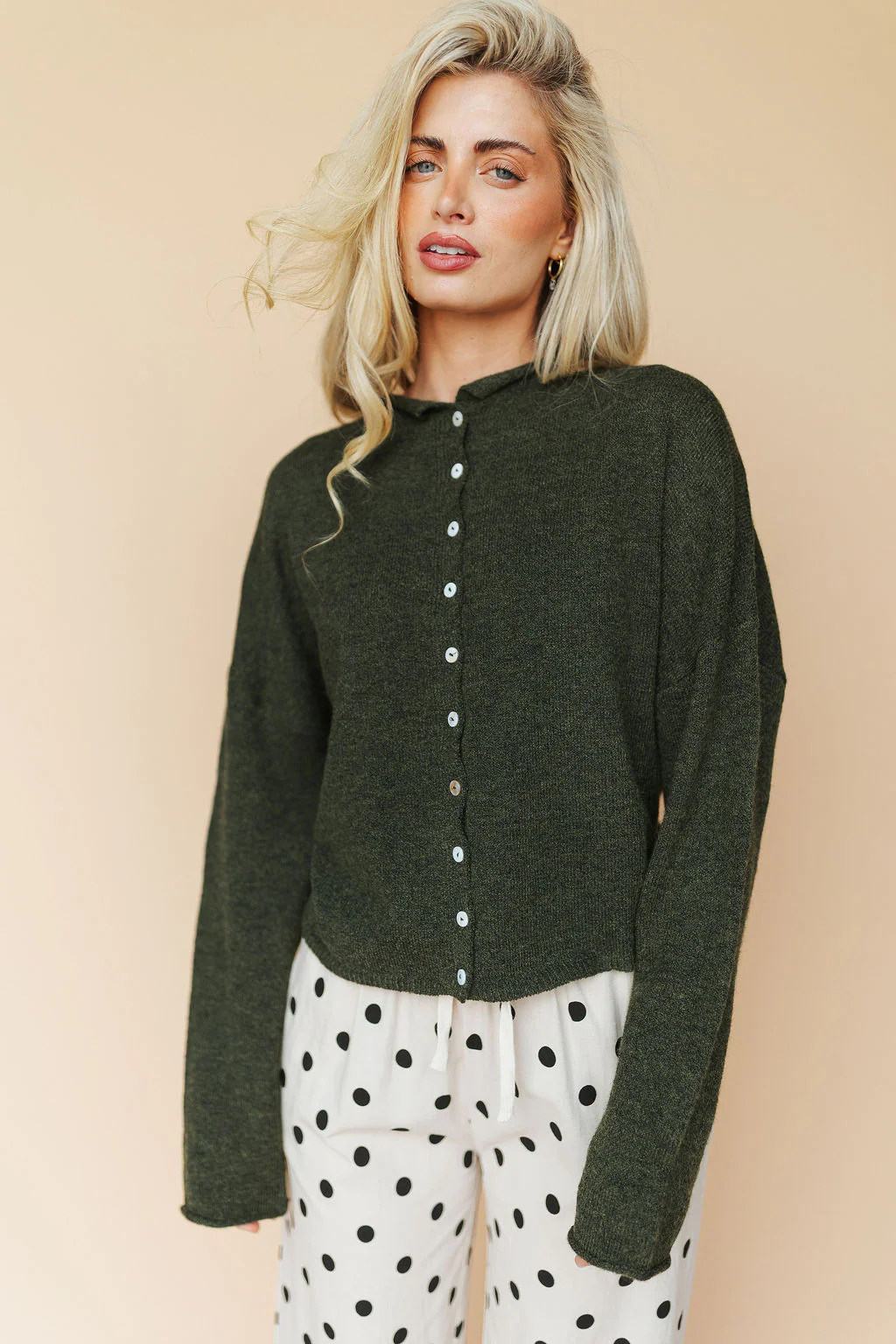 Piper Cardigan in Solid - Image 23