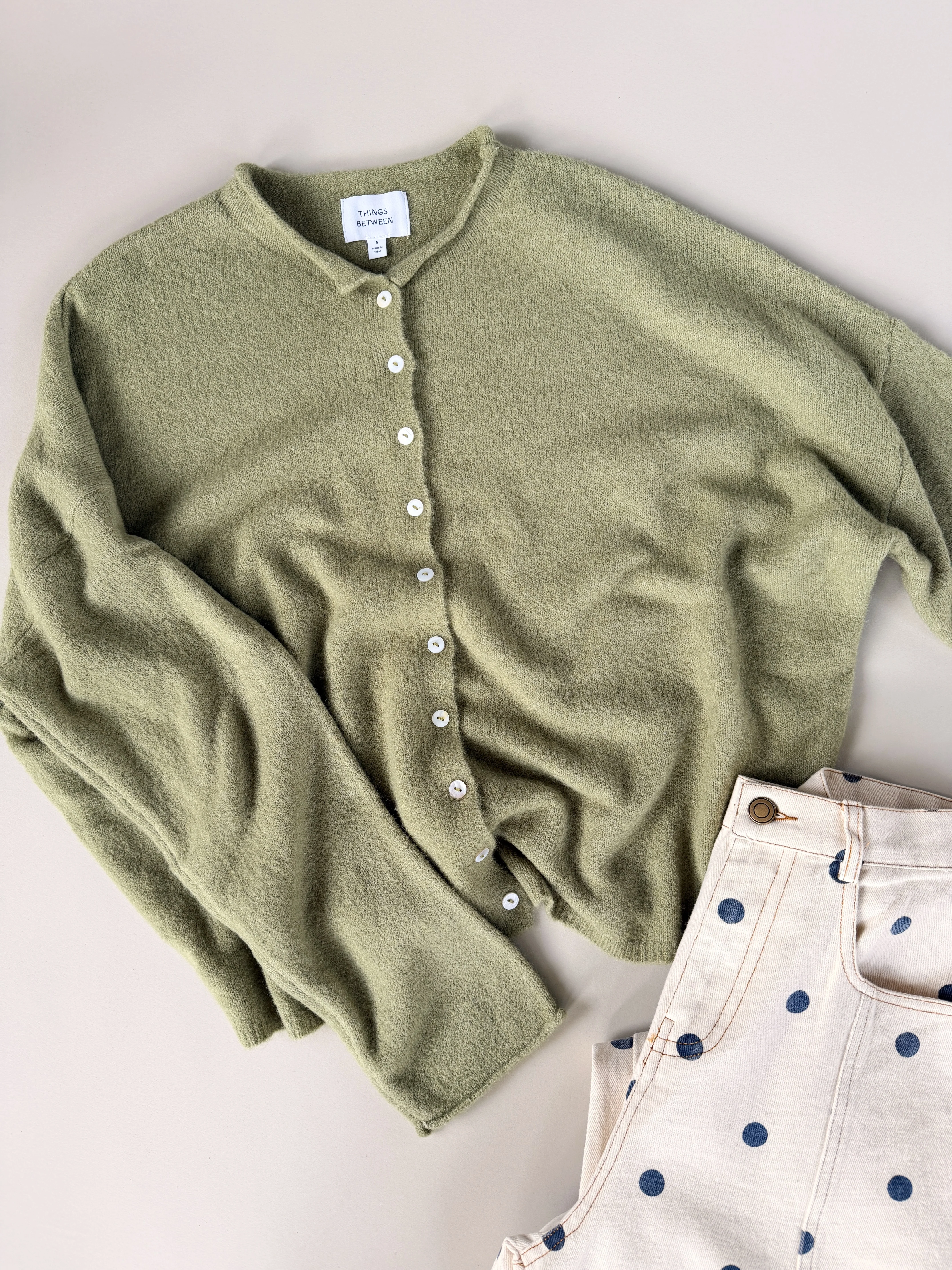 Piper Cardigan in Solid - Image 6