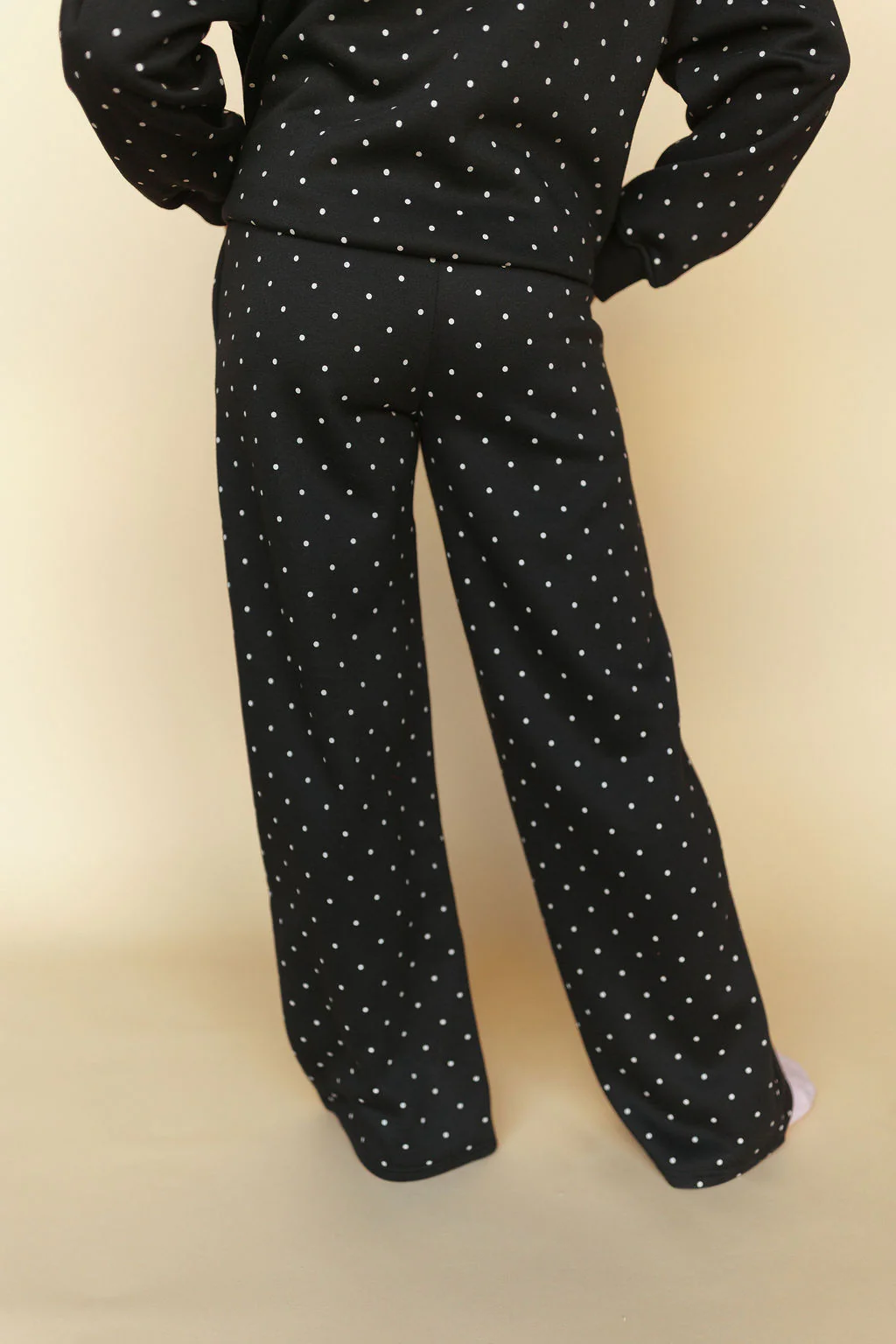 Spot On Polka Dot Pants in Black - Image 3