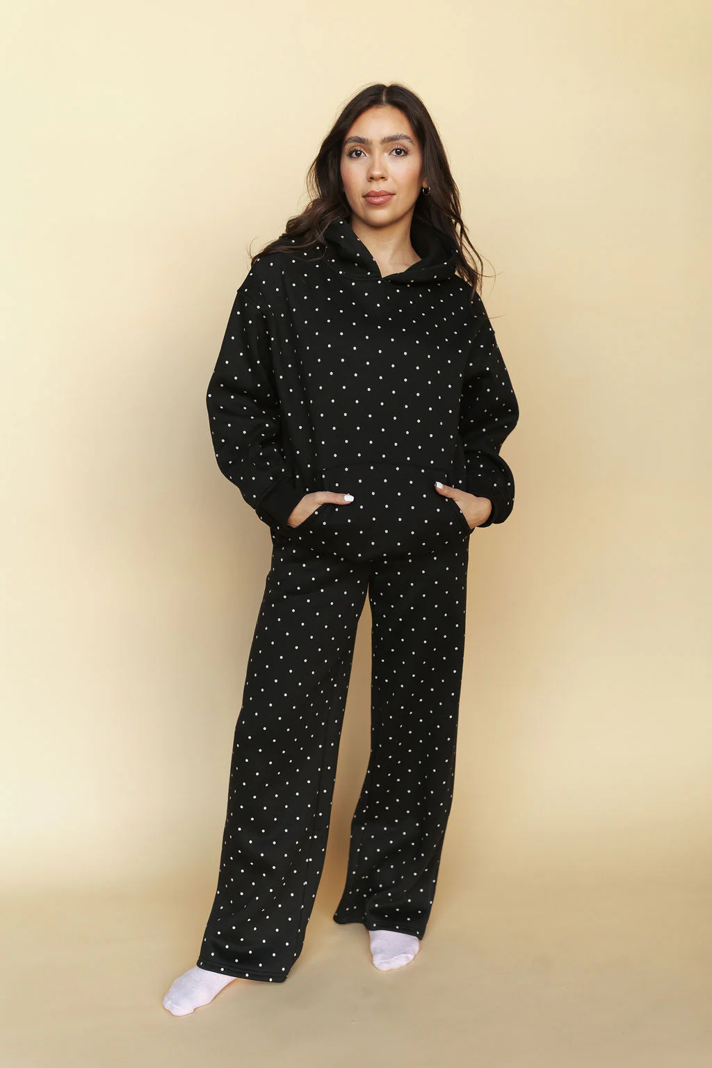 Spot On Polka Dot Pants in Black - Image 4