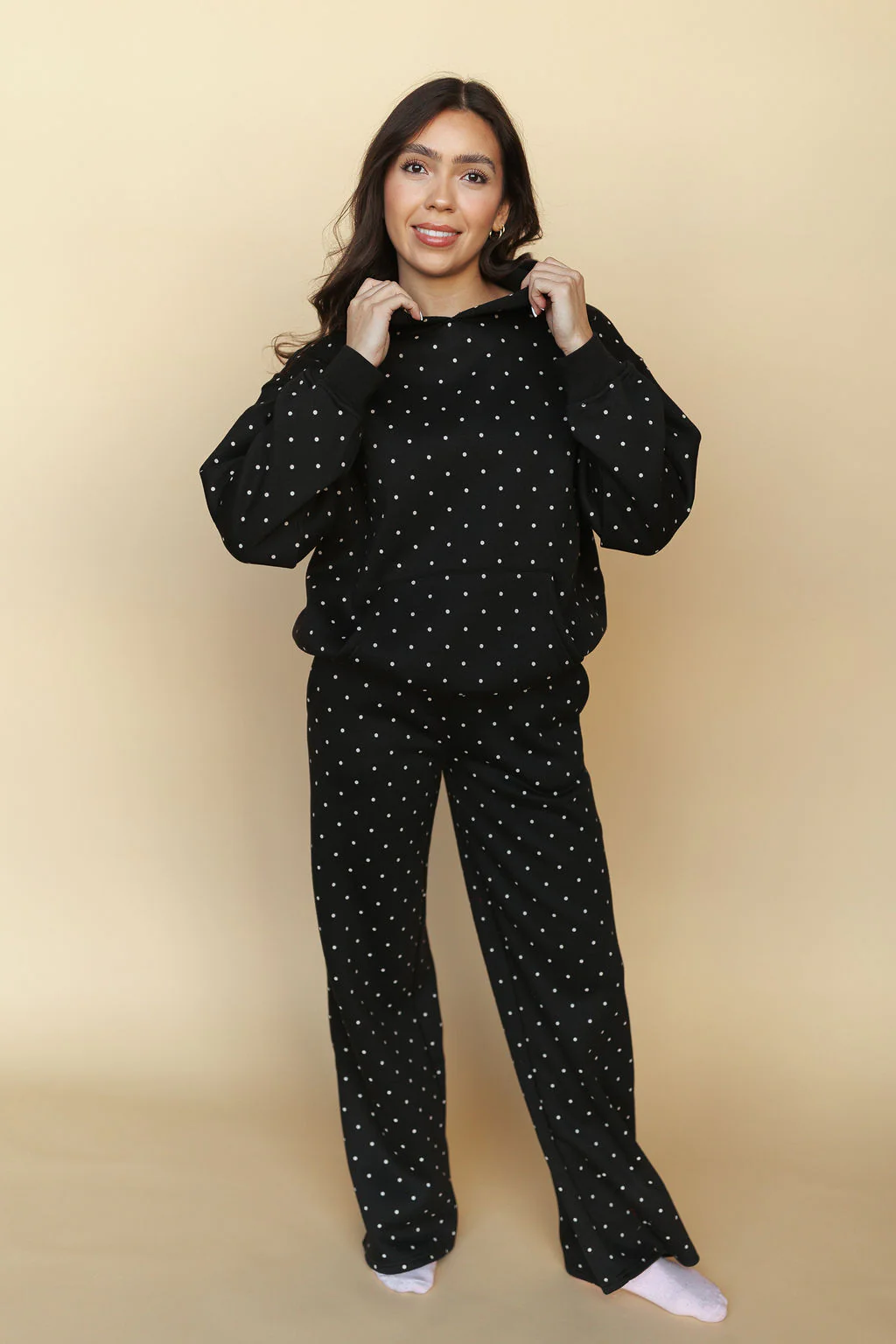 Spot On Polka Dot Pants in Black - Image 5