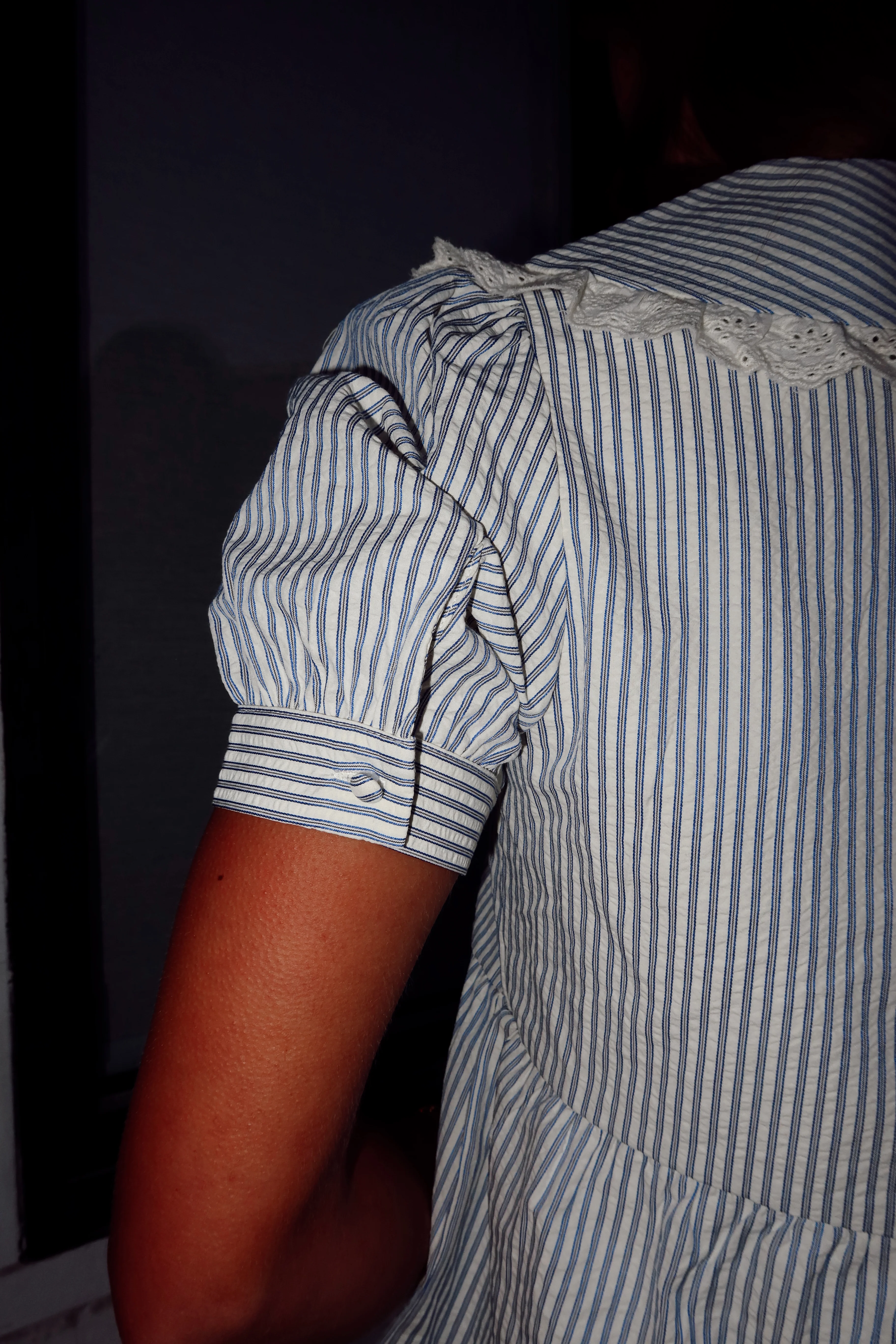 Stripe Sailor Top in Blue - Image 6