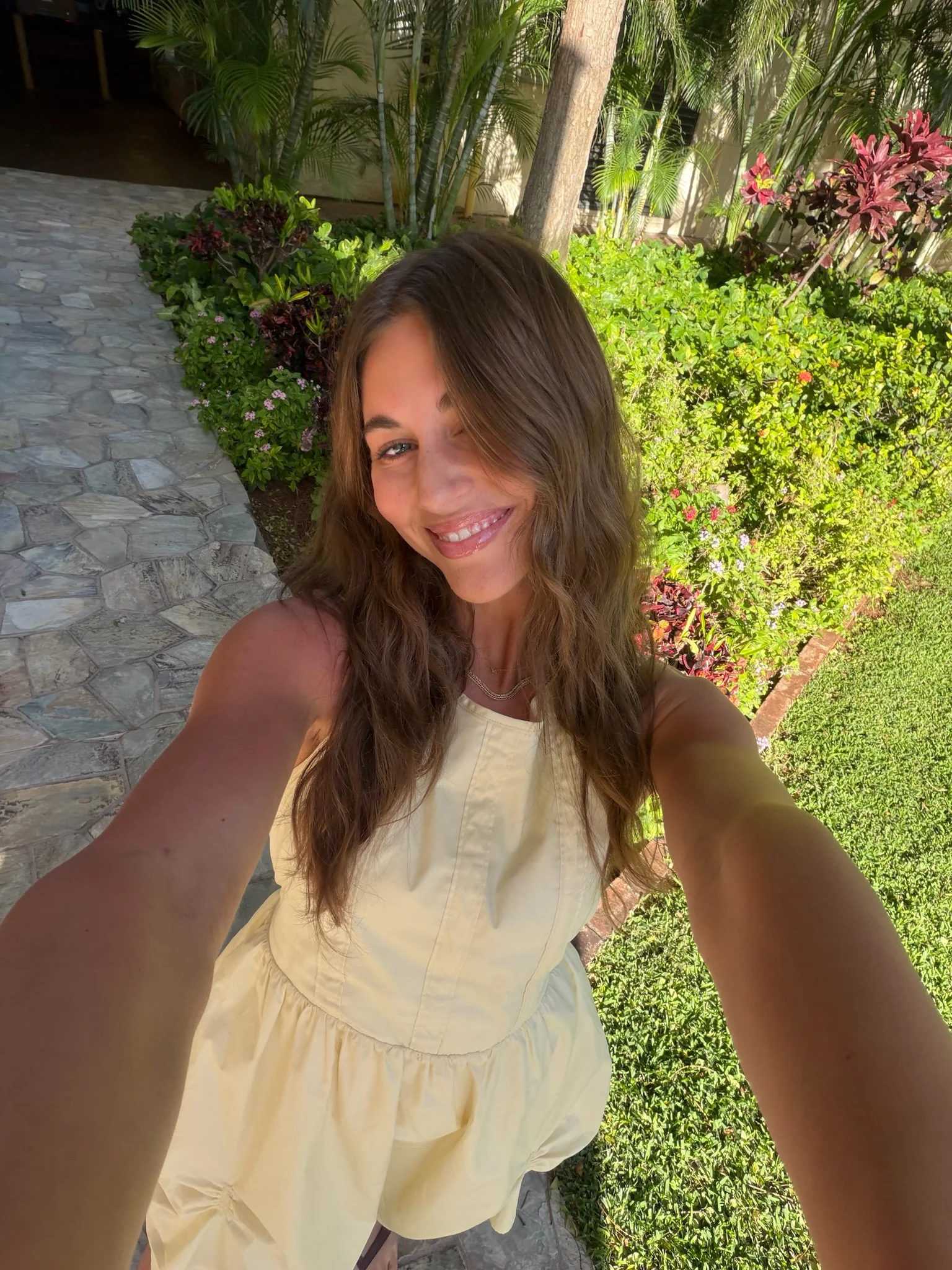 Sun Gazer Dress in Butter - Image 4
