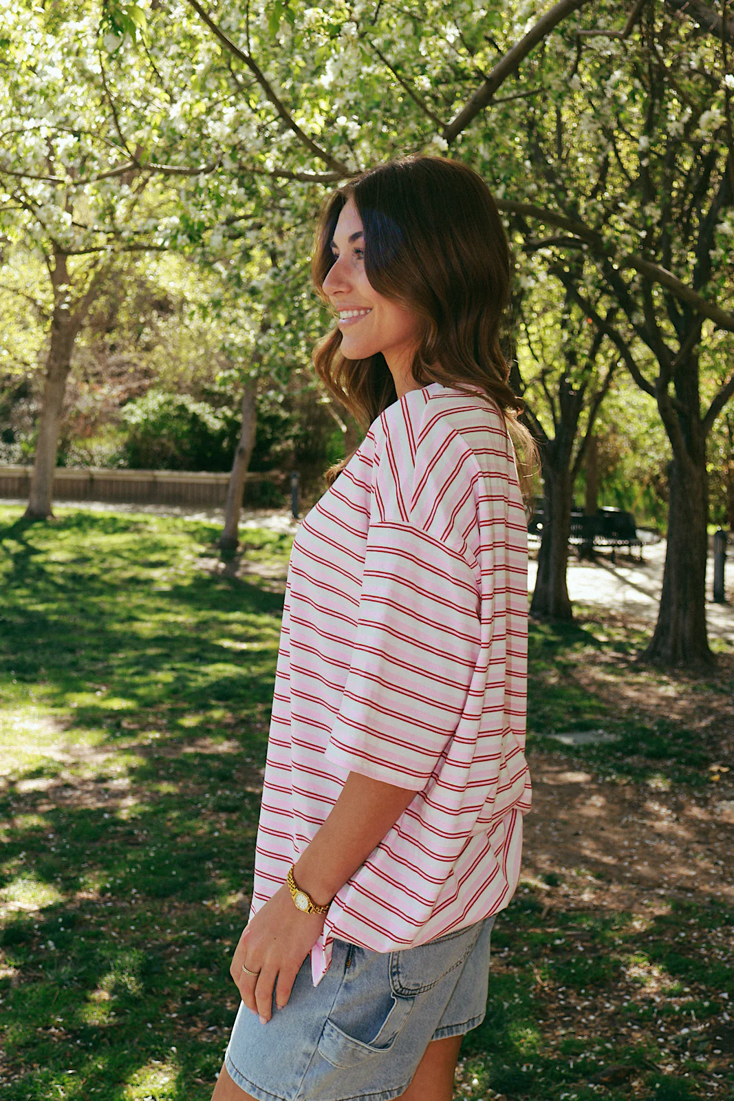 Sweet Tart Oversized Pink Tee - Image 6