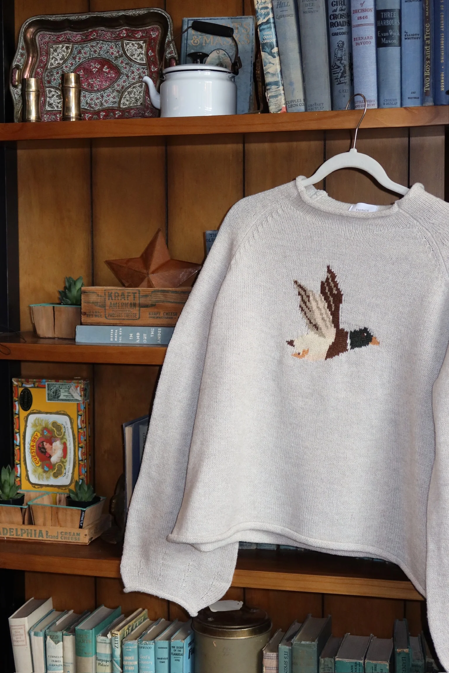 Take Flight Duck Sweater in Heather Oat - Image 2