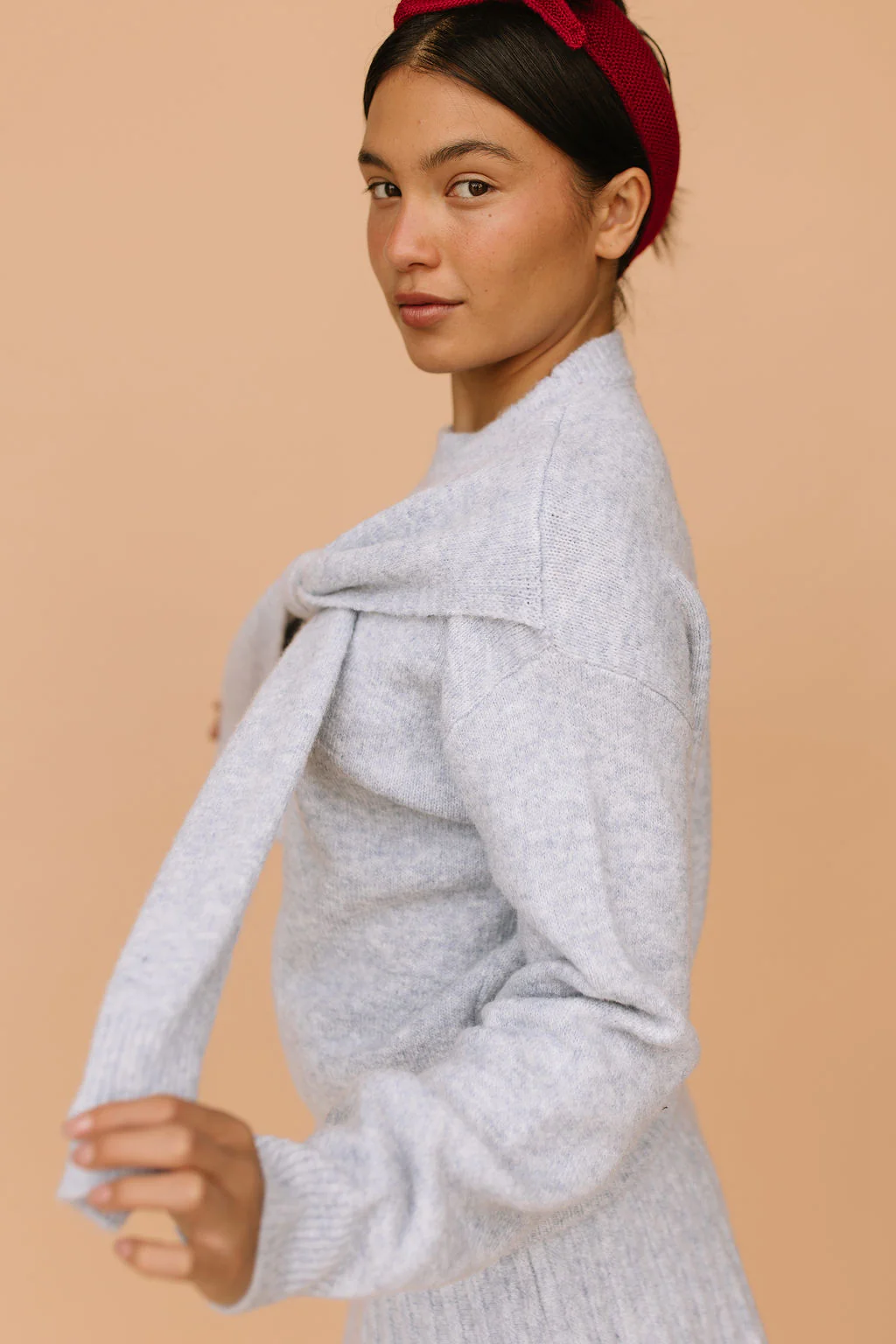 FINAL SALE - Tiffany Sweater in Dusty Blue - Image 5