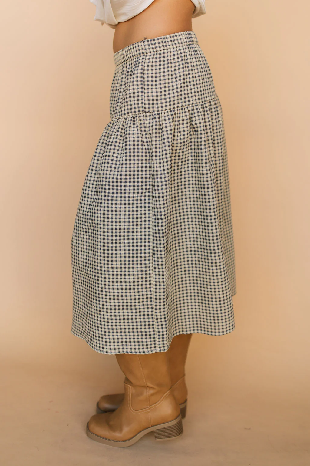 Tinsley Gingham Skirt - Image 4