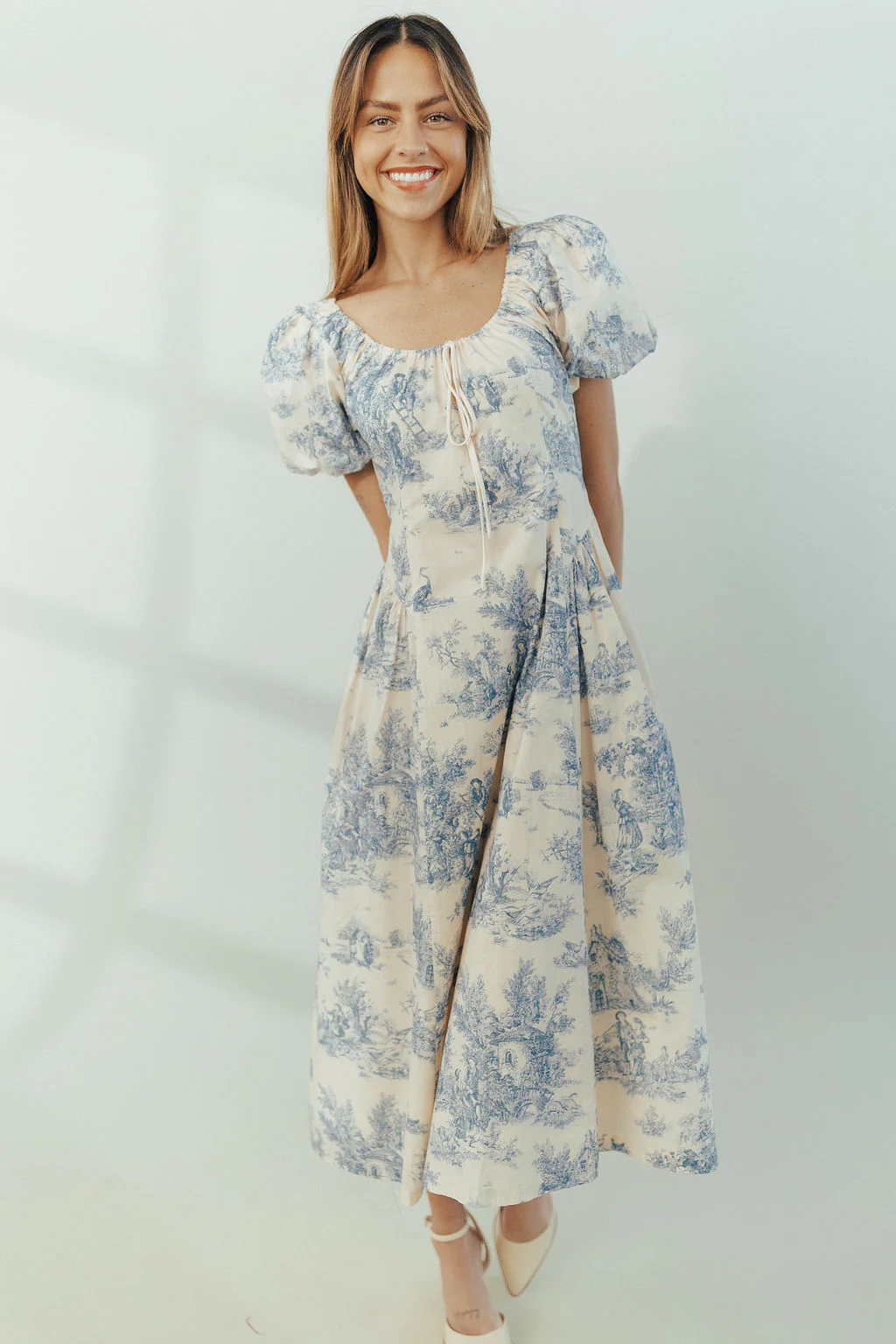 Un Deux Toile Dress - Image 4