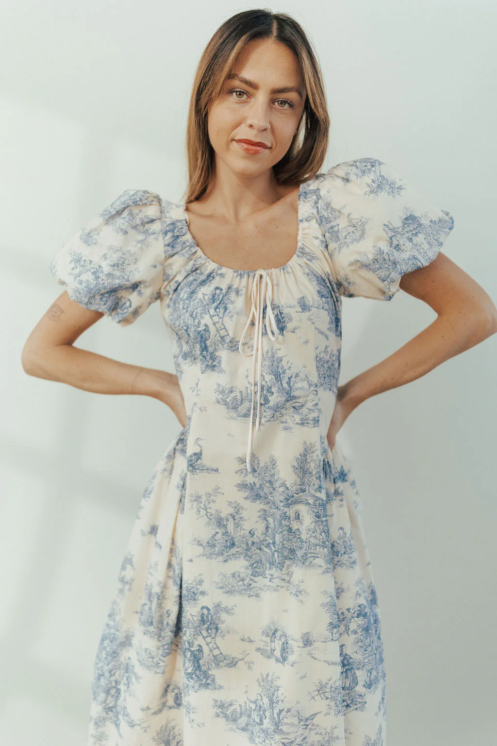 Un Deux Toile Dress - Image 8
