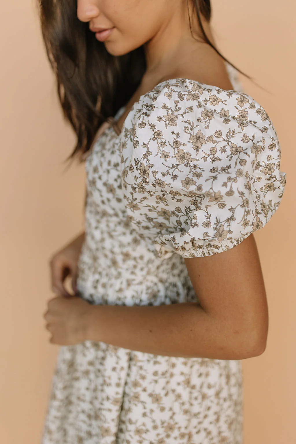 Venice Floral Midi in Cream - Image 7