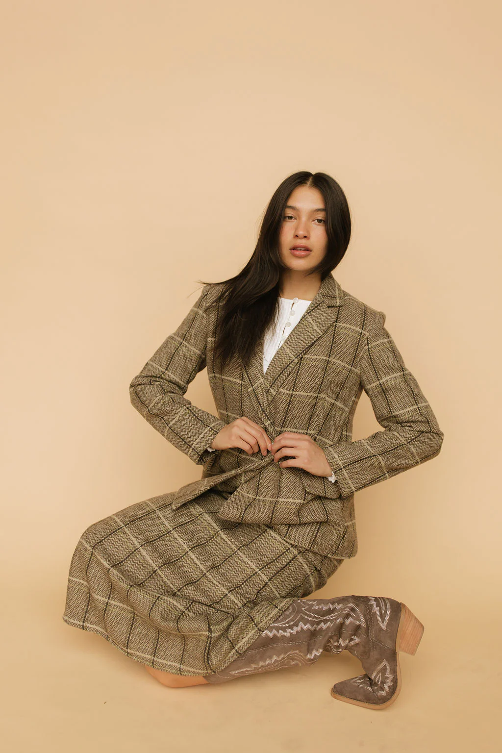 FINAL SALE - Winnie Wool Plaid Blazer - Image 5