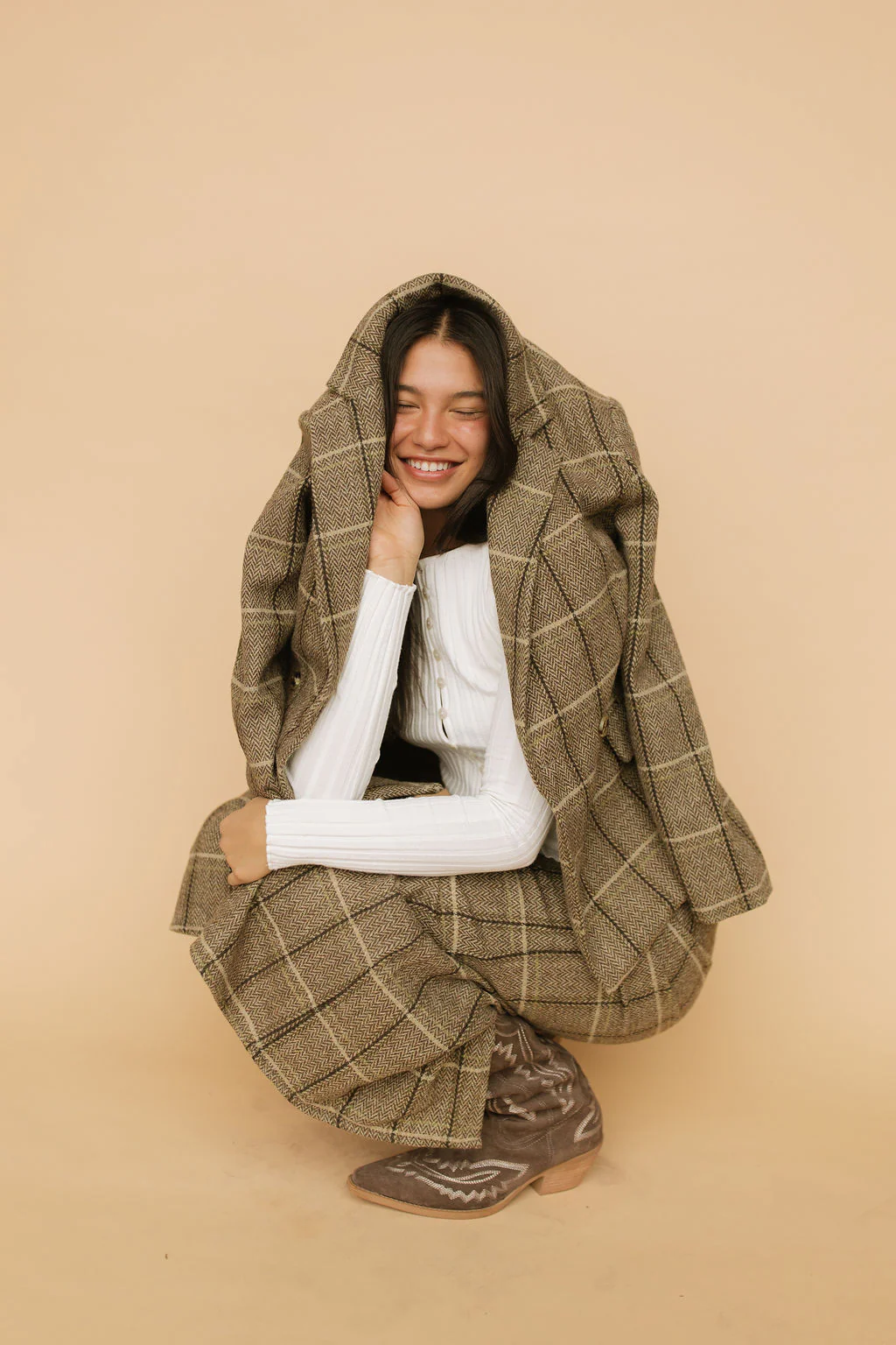 FINAL SALE - Winnie Wool Plaid Blazer - Image 6