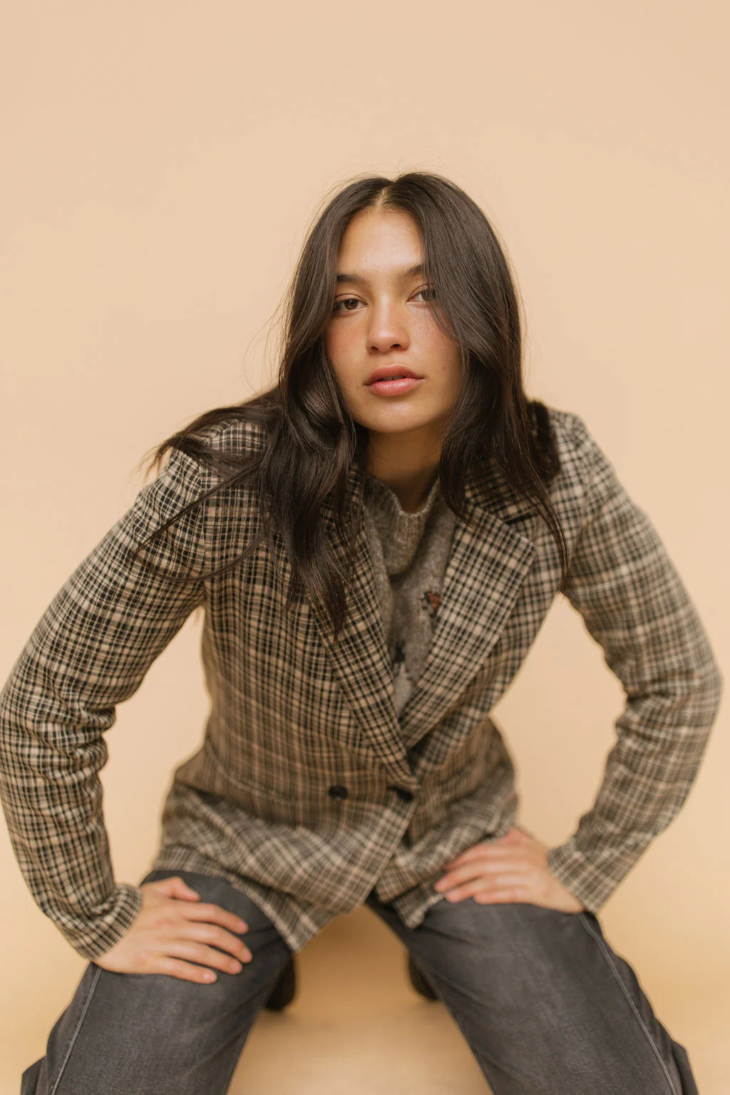 FINAL SALE - Winnie Wool Plaid Blazer - Image 7